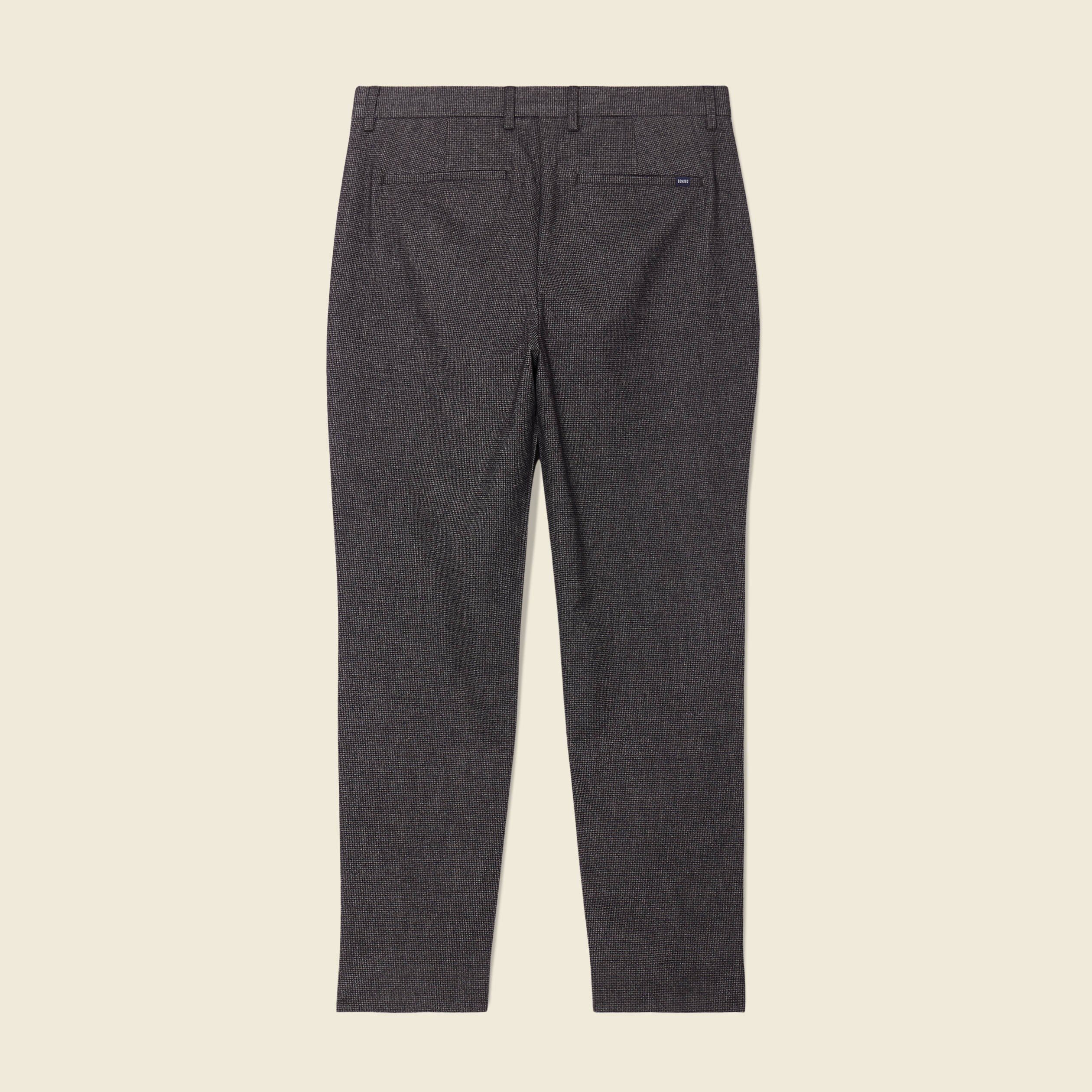 Pantalon chino tapered gris foncé homme