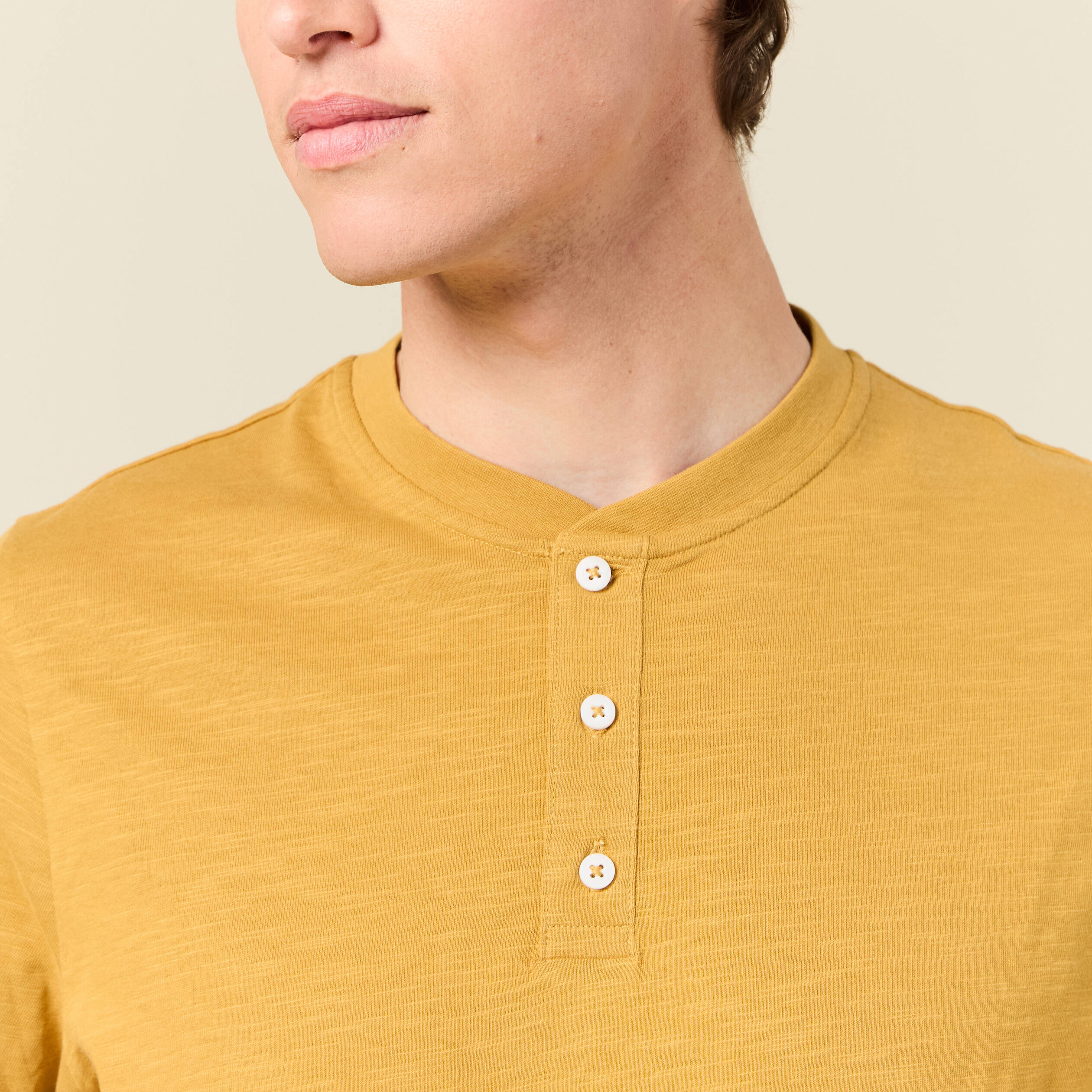 t shirt eco responsable jaune moutarde homme T-shirt éco-responsable jaune moutarde homme