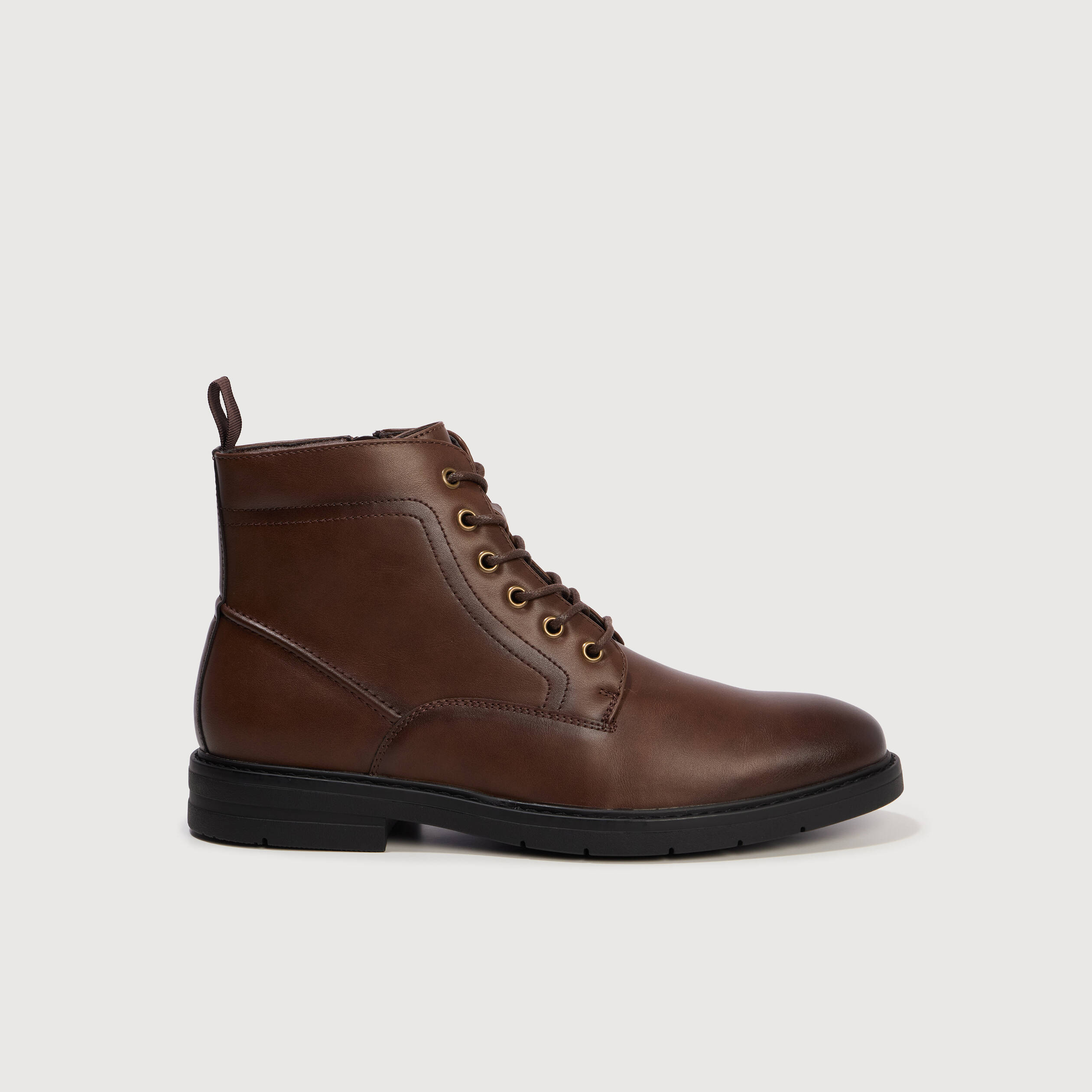Bottines marron fonc&eacute; homme