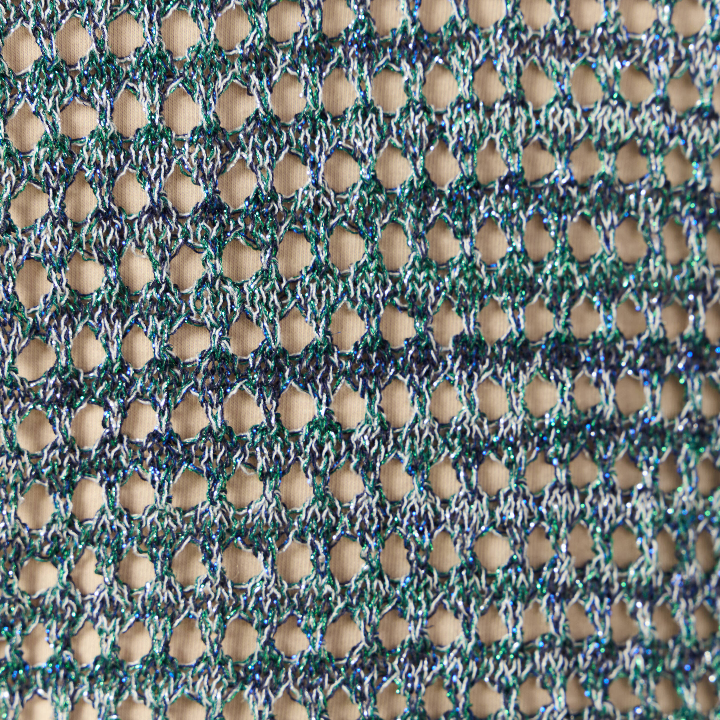 Pull éco-responsable bleu pétrole femme