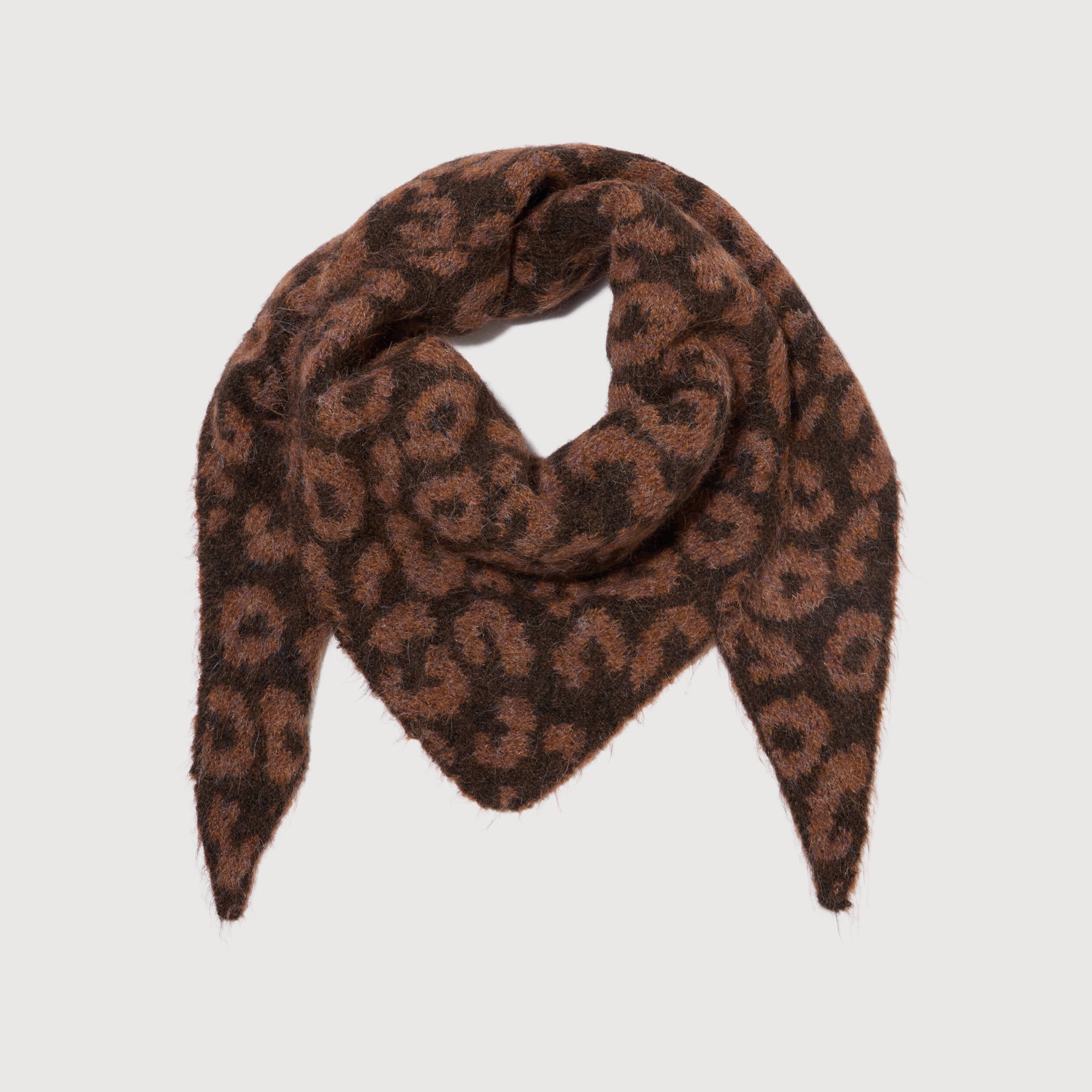 &Eacute;charpe marron clair femme
