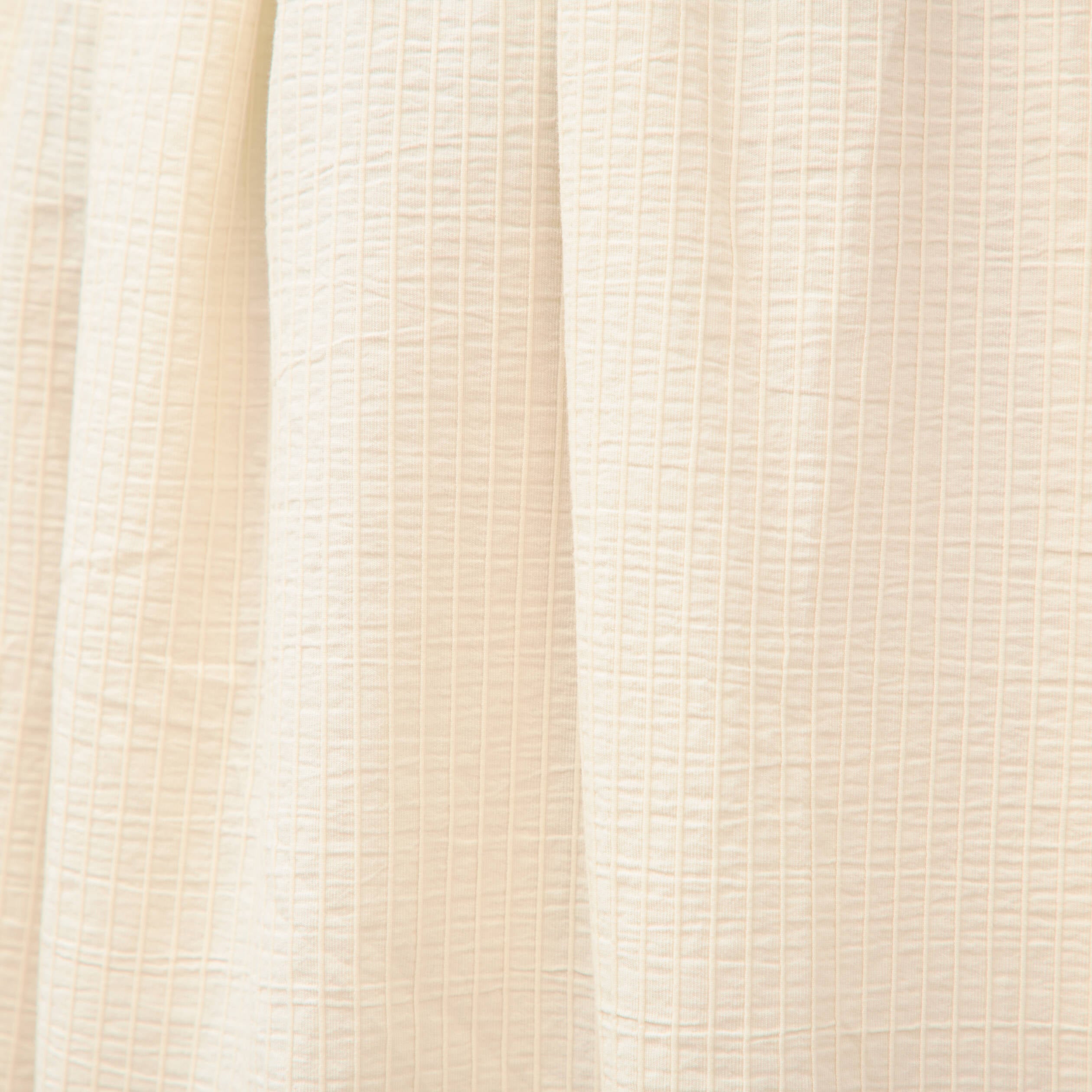 Robe en coton &agrave; bretelles col carr&eacute; ivoire femme