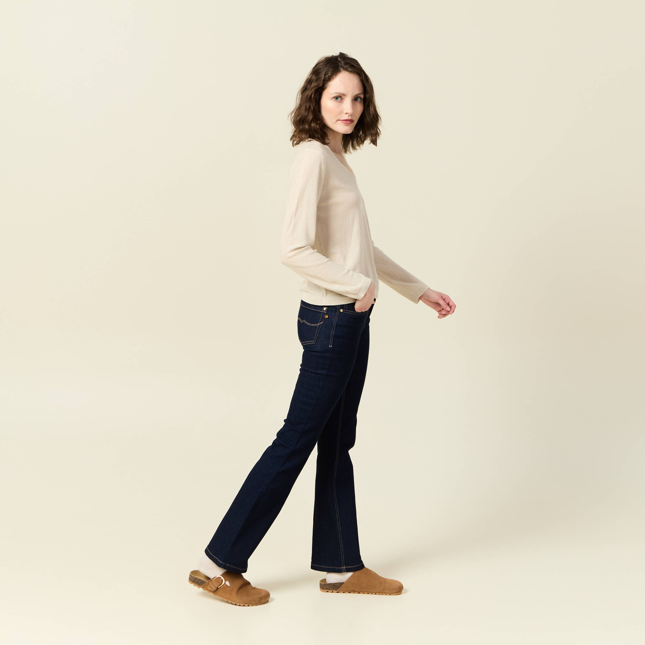 pull manches longues ecru femme Pull manches longues ecru femme