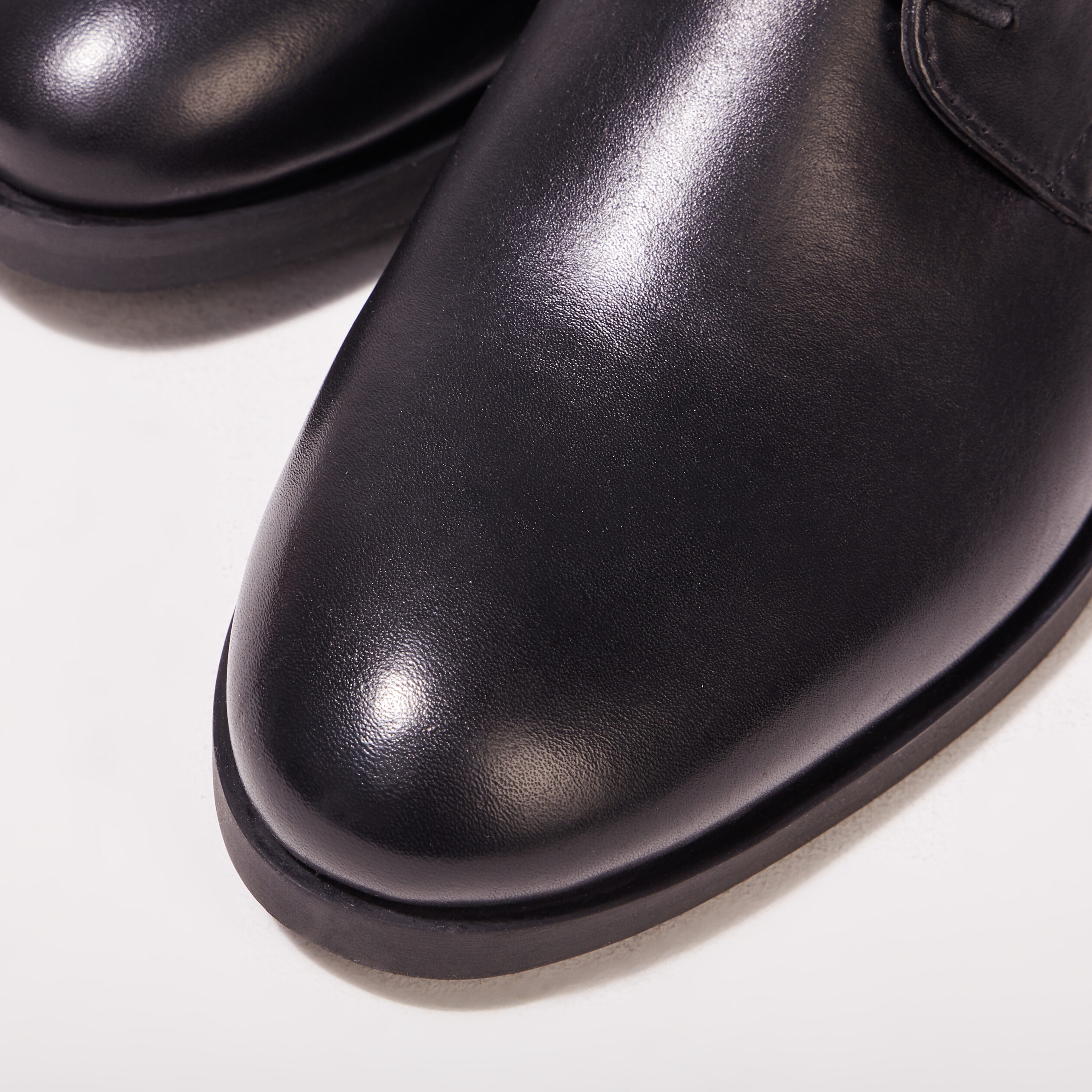 bottines plates zippees noir homme Bottines plates zippées noir homme