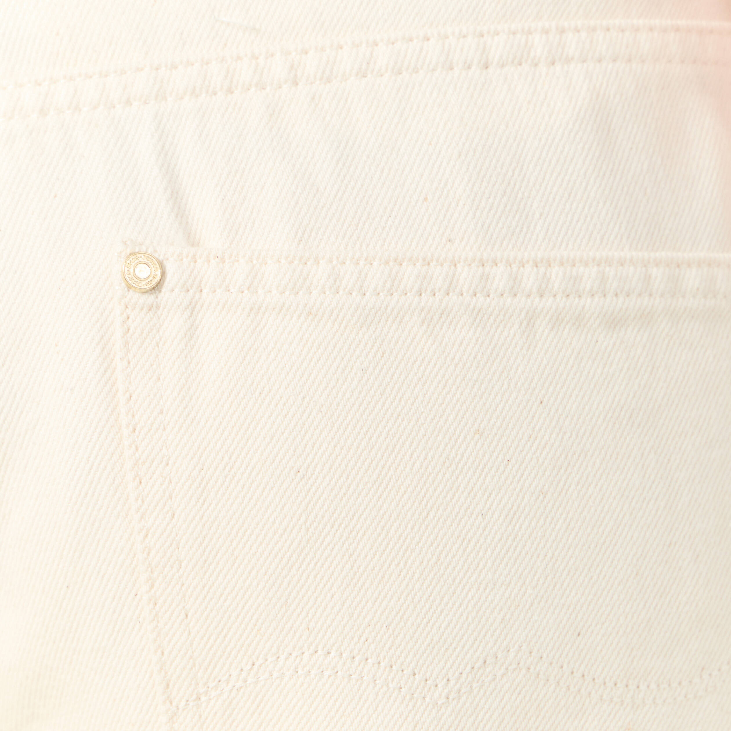 jeans large taille haute denim blanc femme Jeans large taille haute denim blanc femme