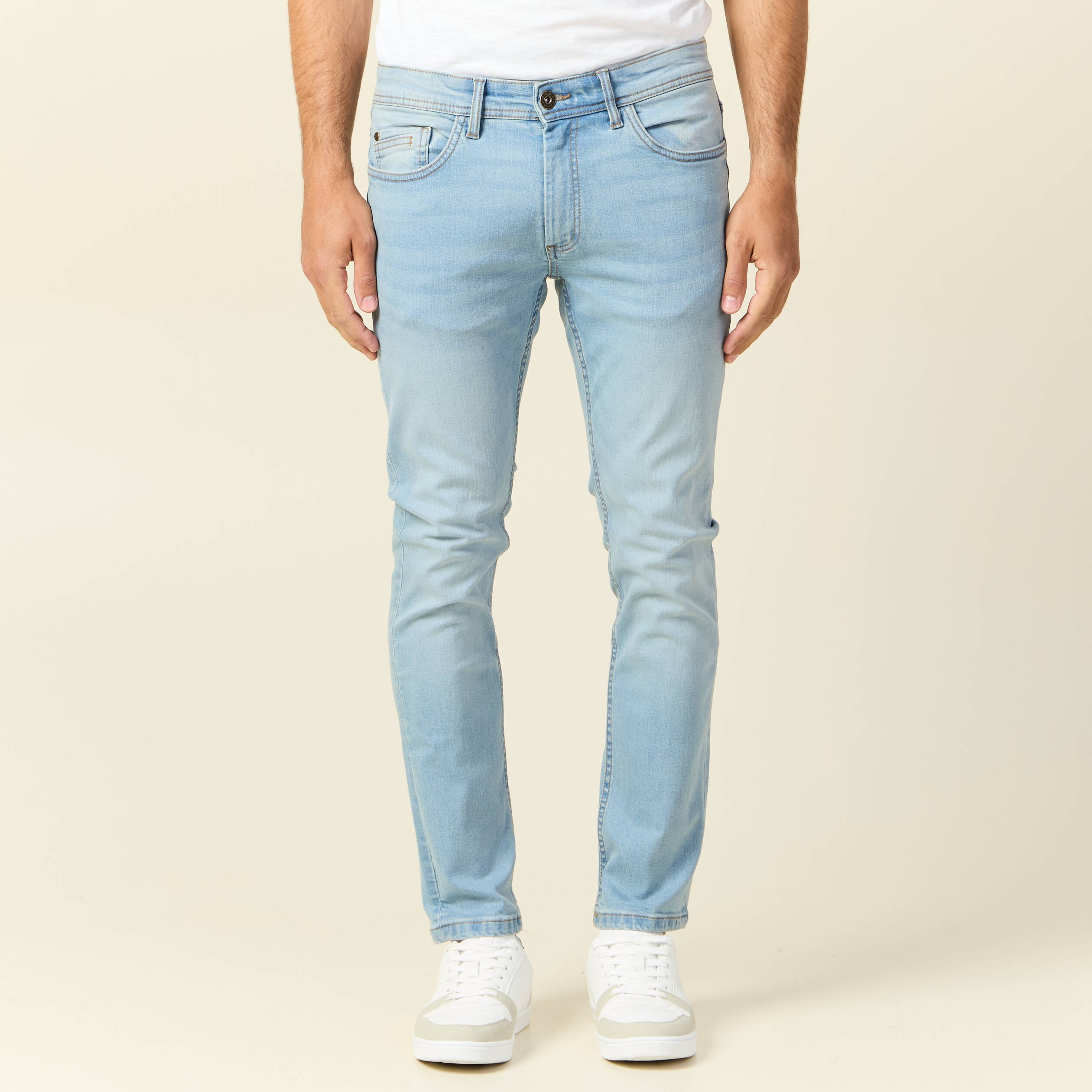 jeans slim eco responsable denim used homme Jeans slim éco-responsable denim used homme