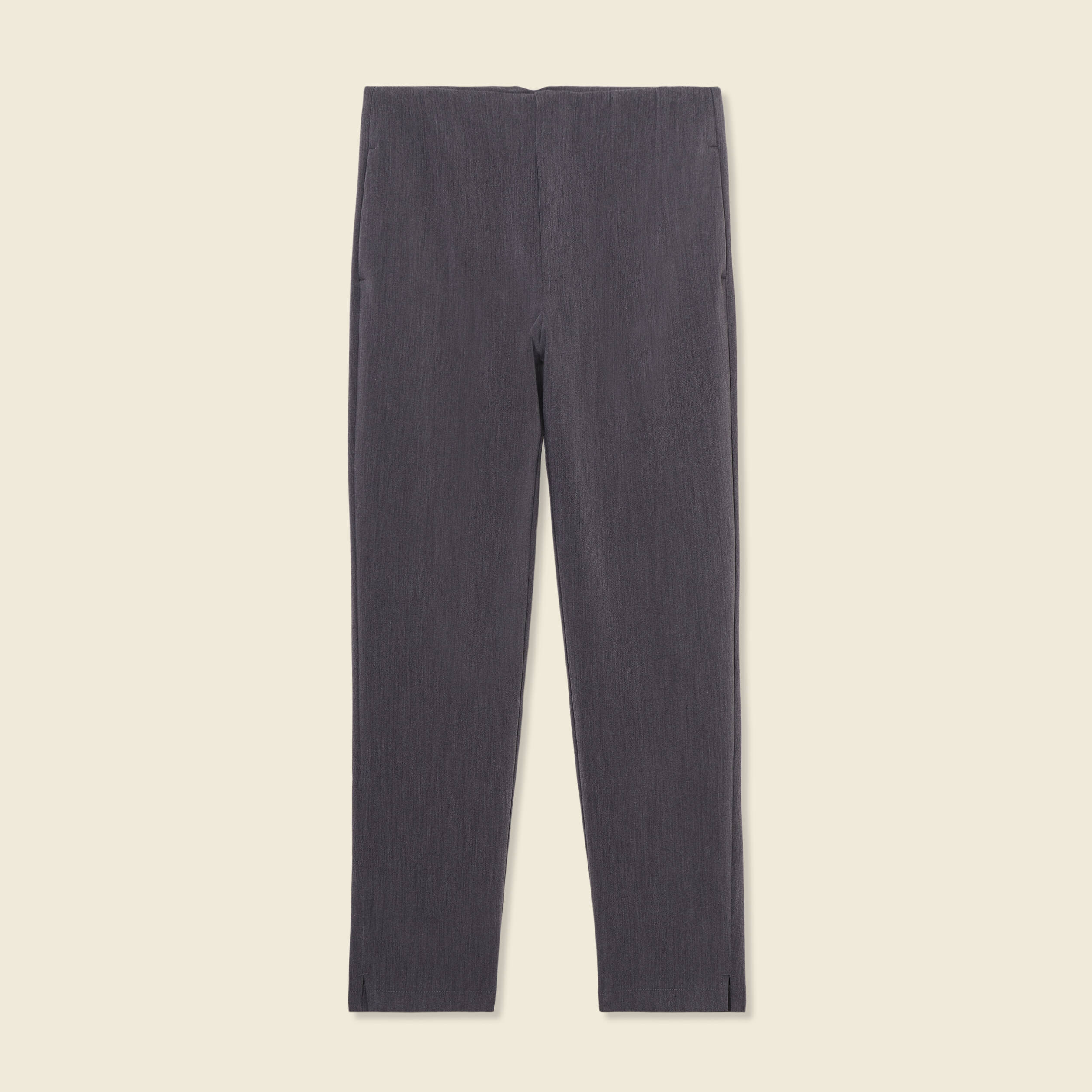 pantalon cigarette gris femme Pantalon cigarette gris femme
