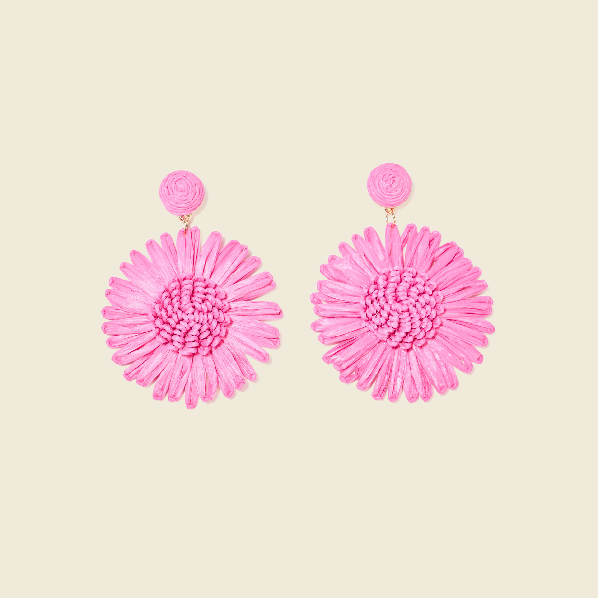 boucles doreilles pendantes rose fushia femme Boucles d'oreilles pendantes rose fushia femme