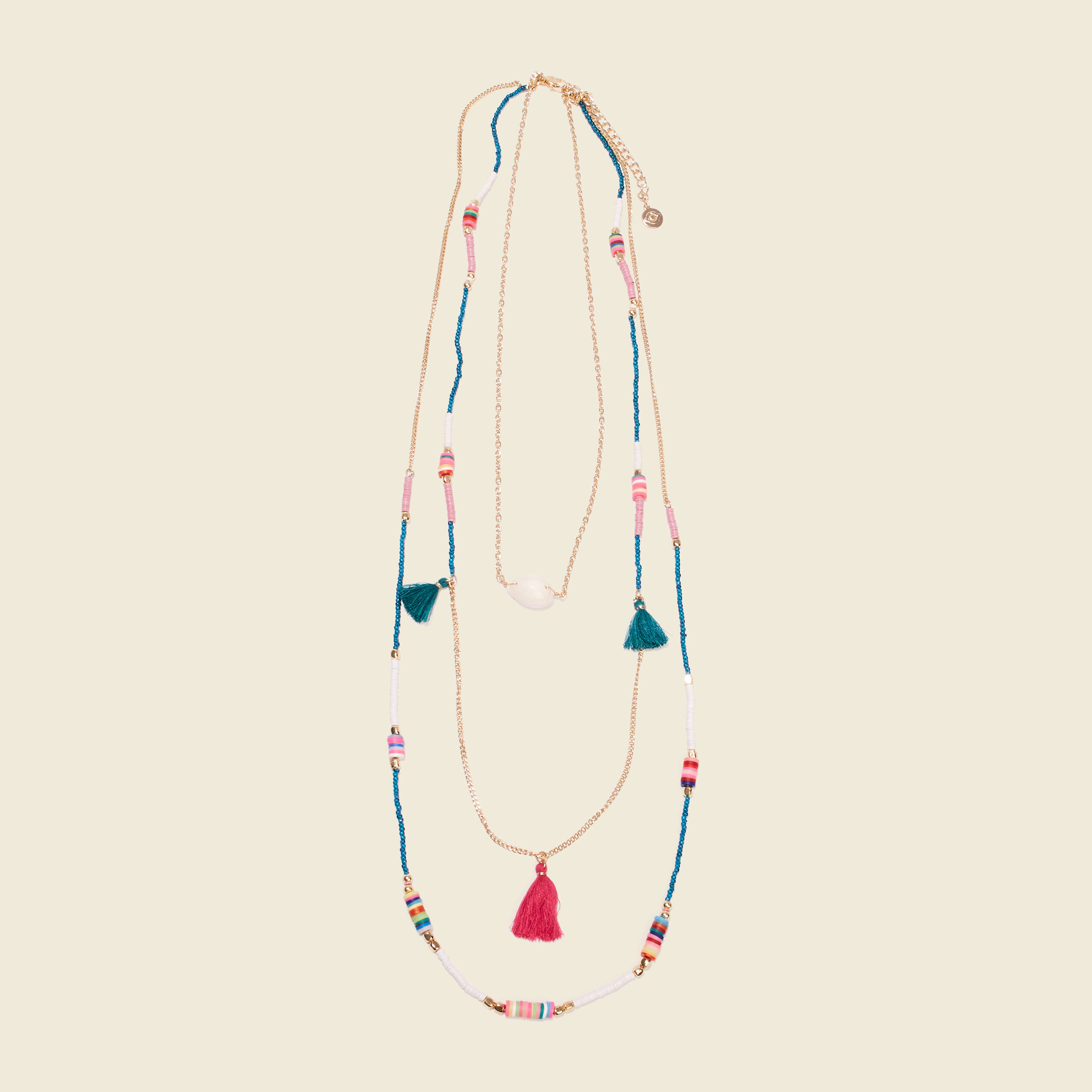 collier multirangs multicolore femme Collier multirangs multicolore femme
