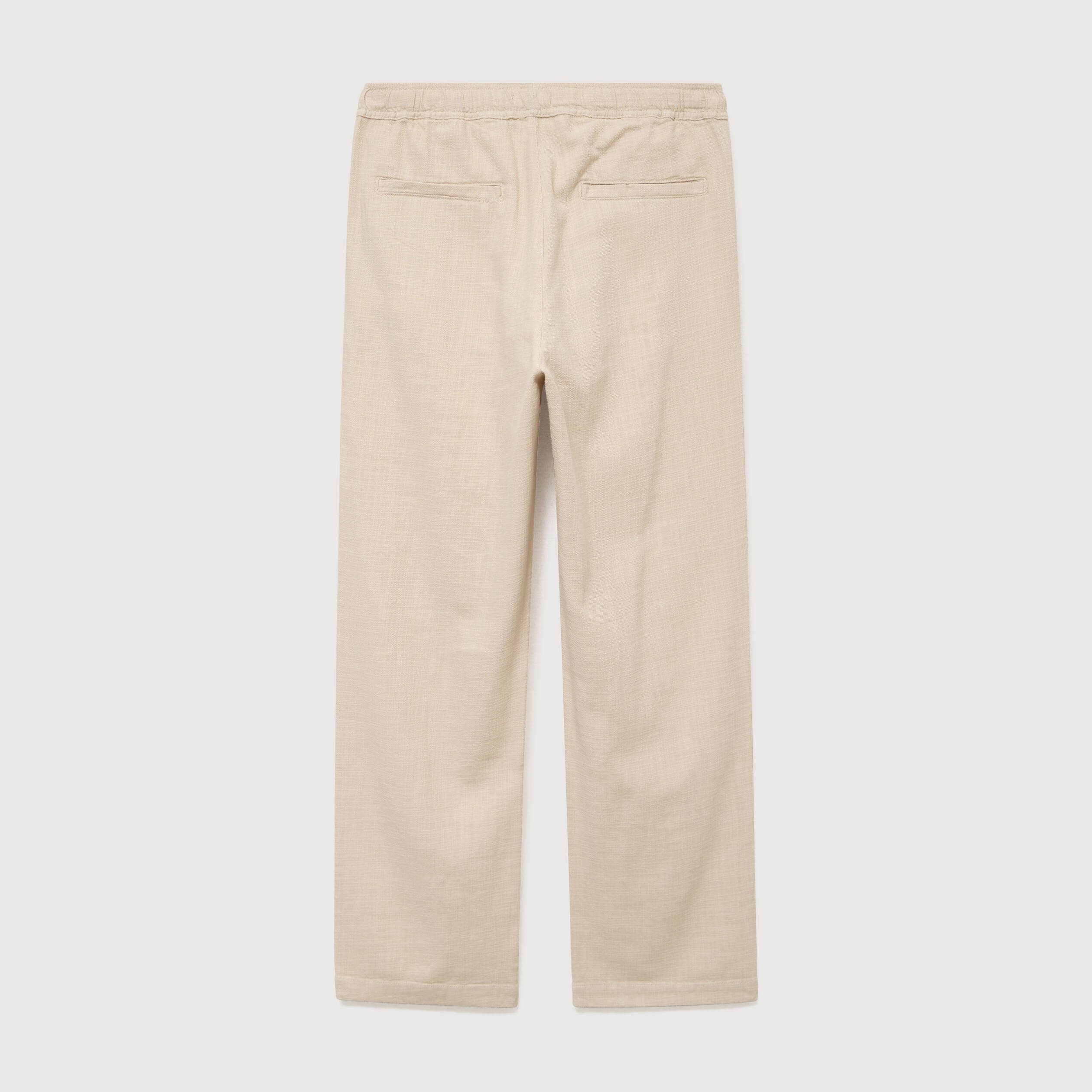 Pantalon straight en coton sable homme