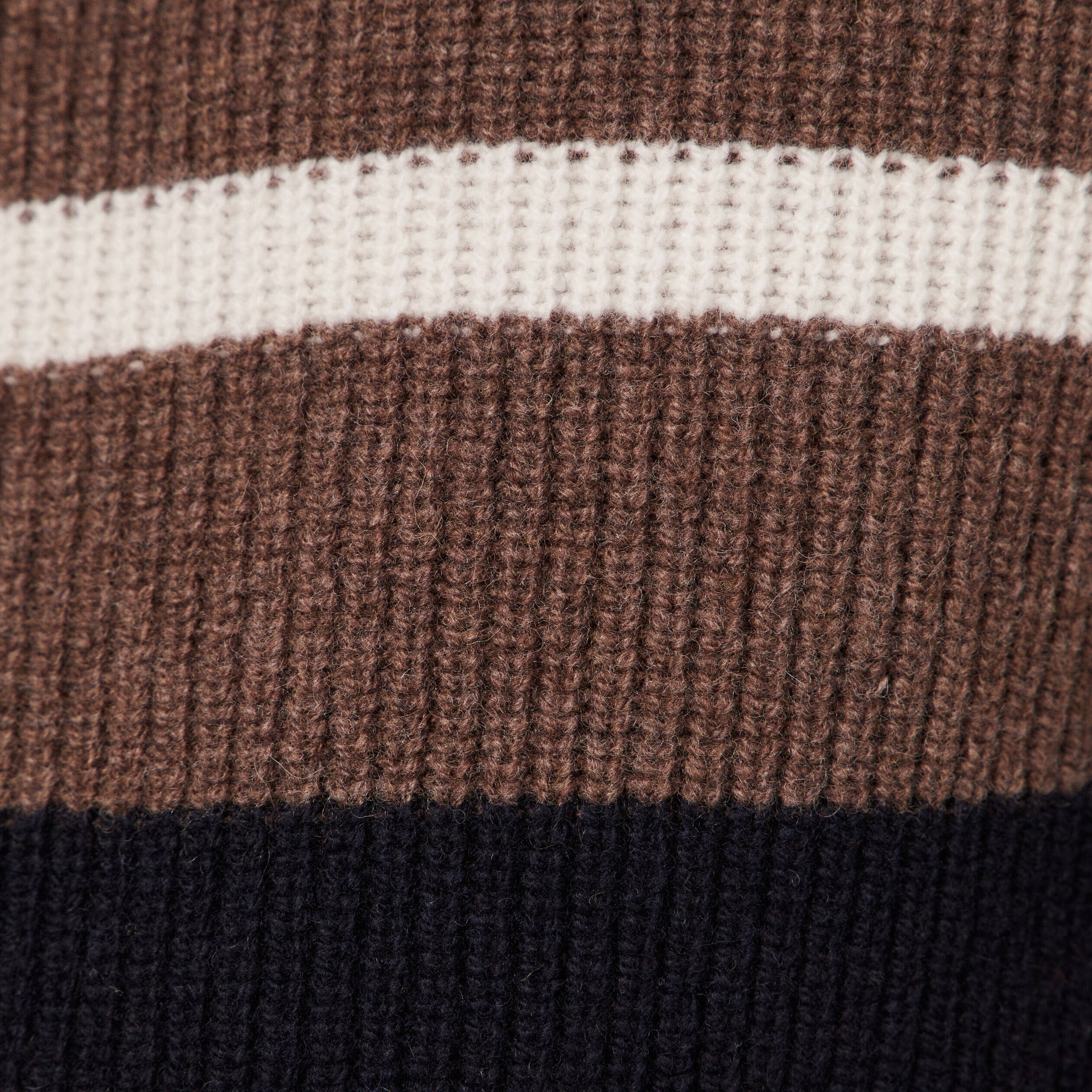Pull manches longues fabriqu&eacute; en France bleu marine homme