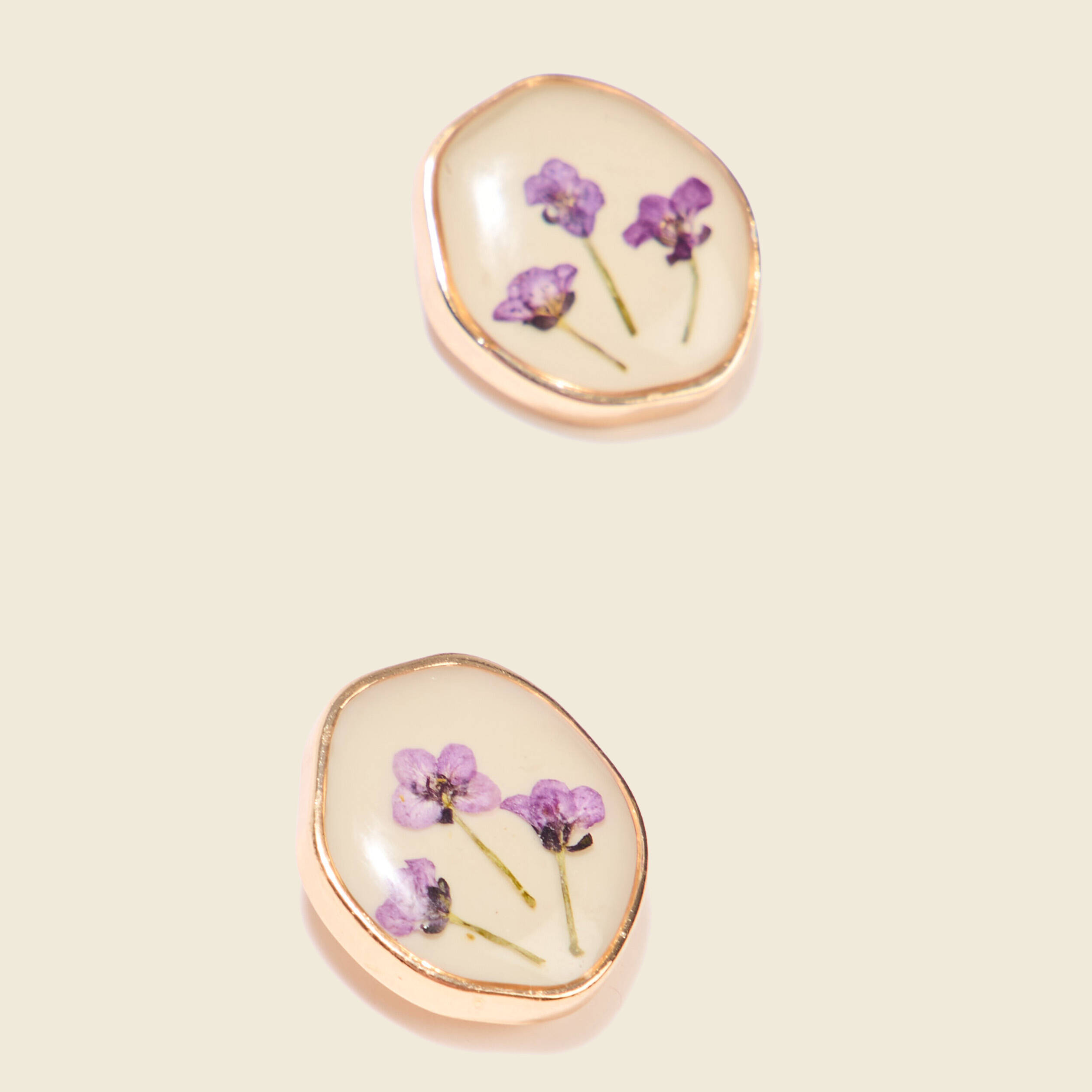 boucles doreilles clous violet femme Boucles d'oreilles clous violet femme