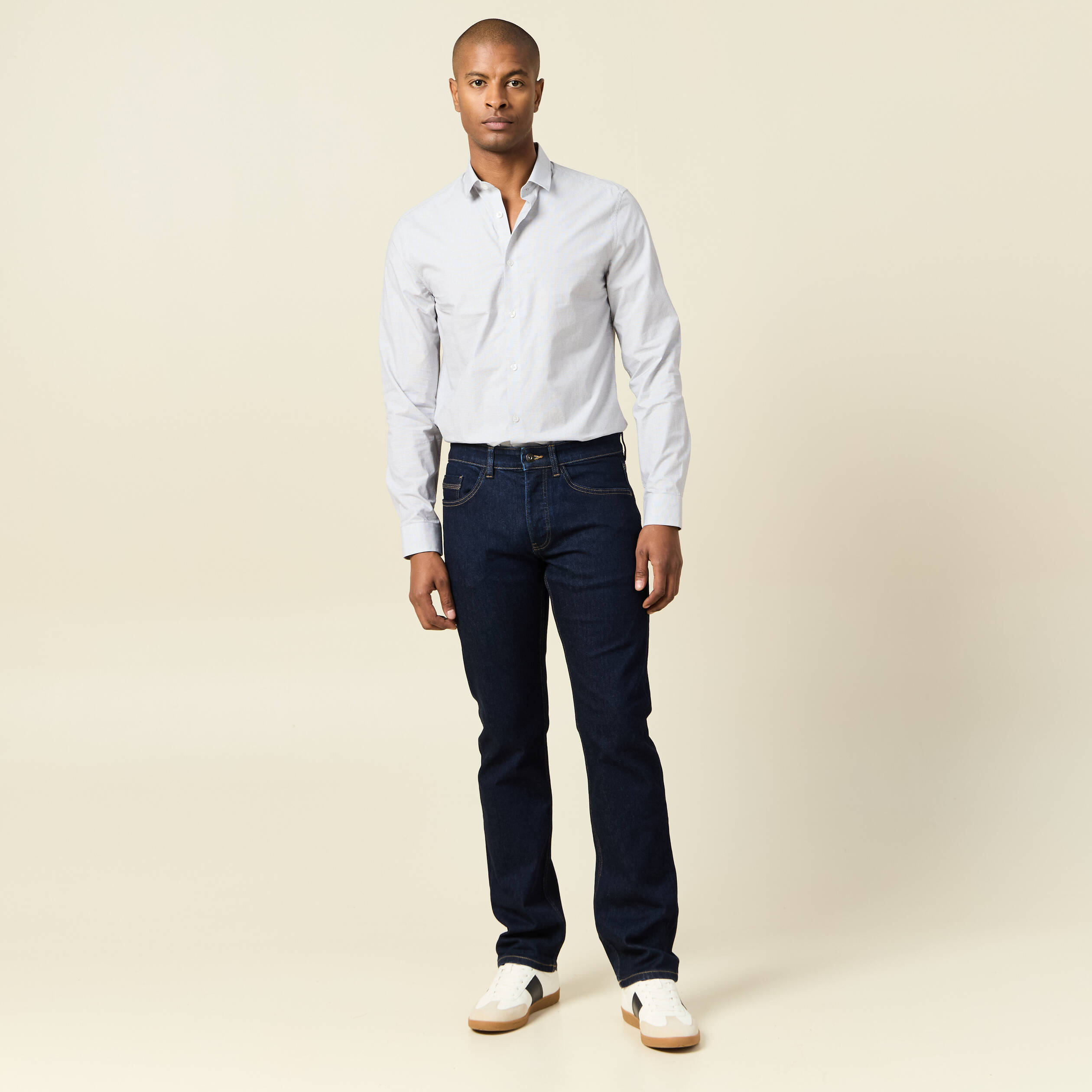 chemise manches longues blanc homme Chemise manches longues blanc homme