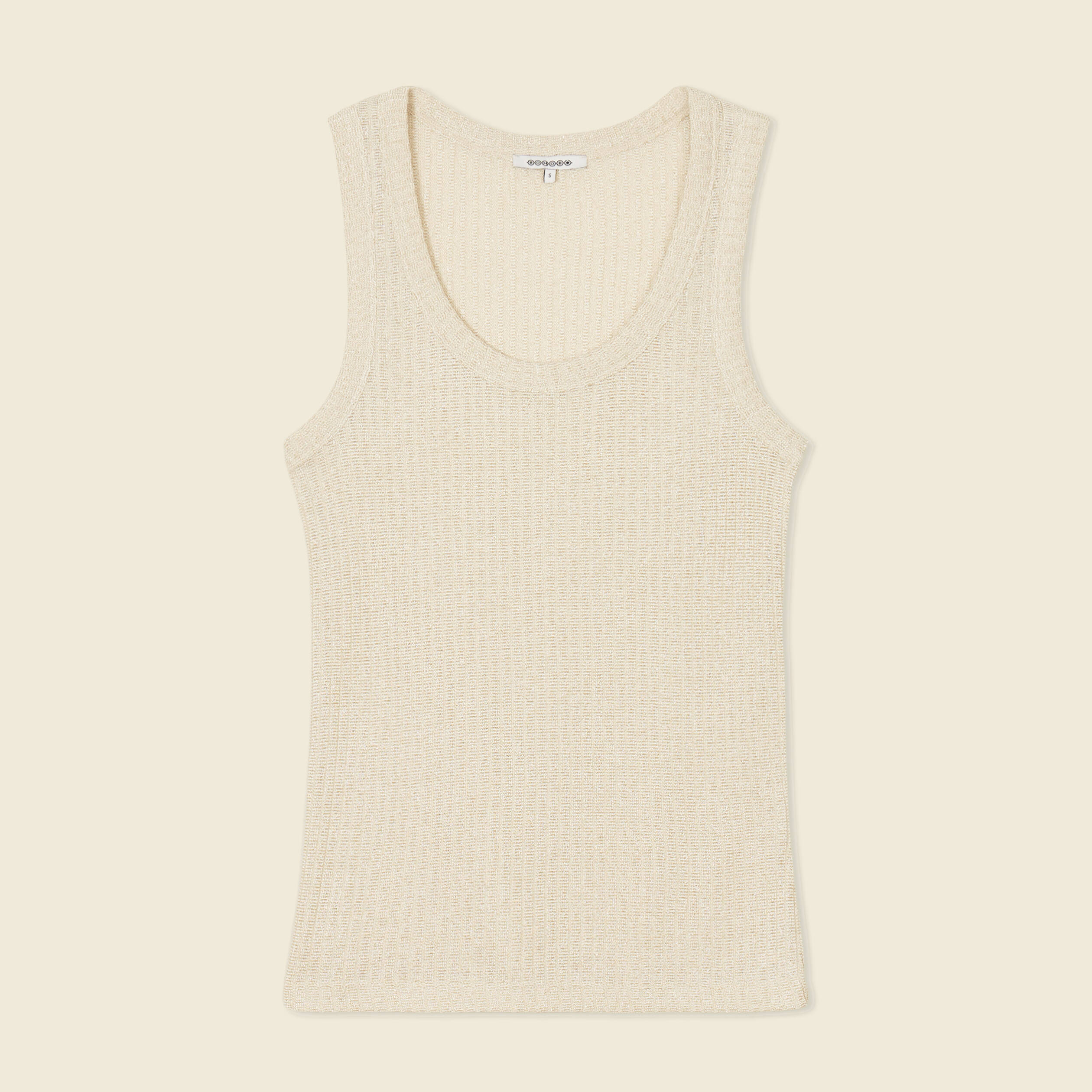 debardeur sans manches beige femme Débardeur sans manches beige femme
