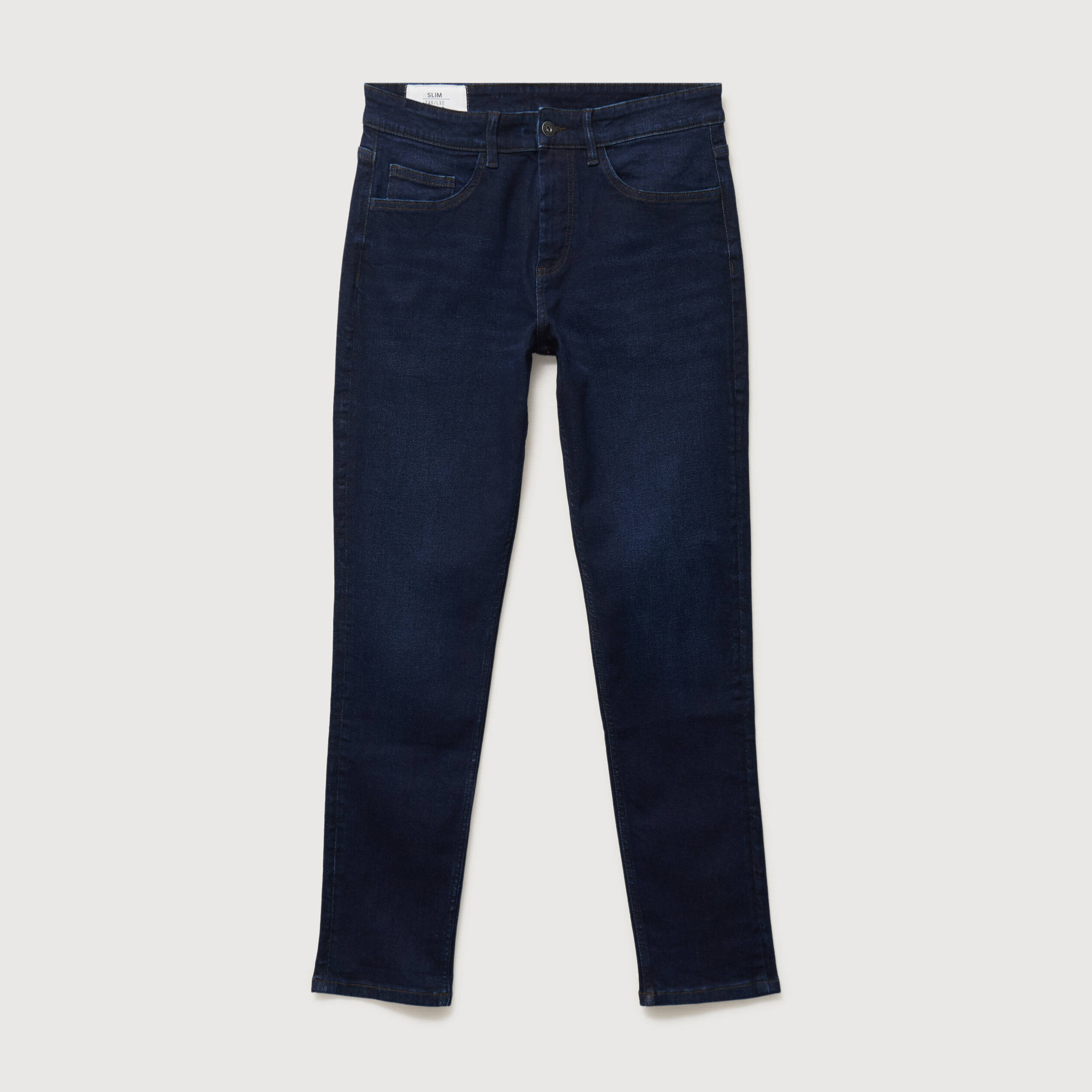 Jeans slim longueur 32 denim brut homme