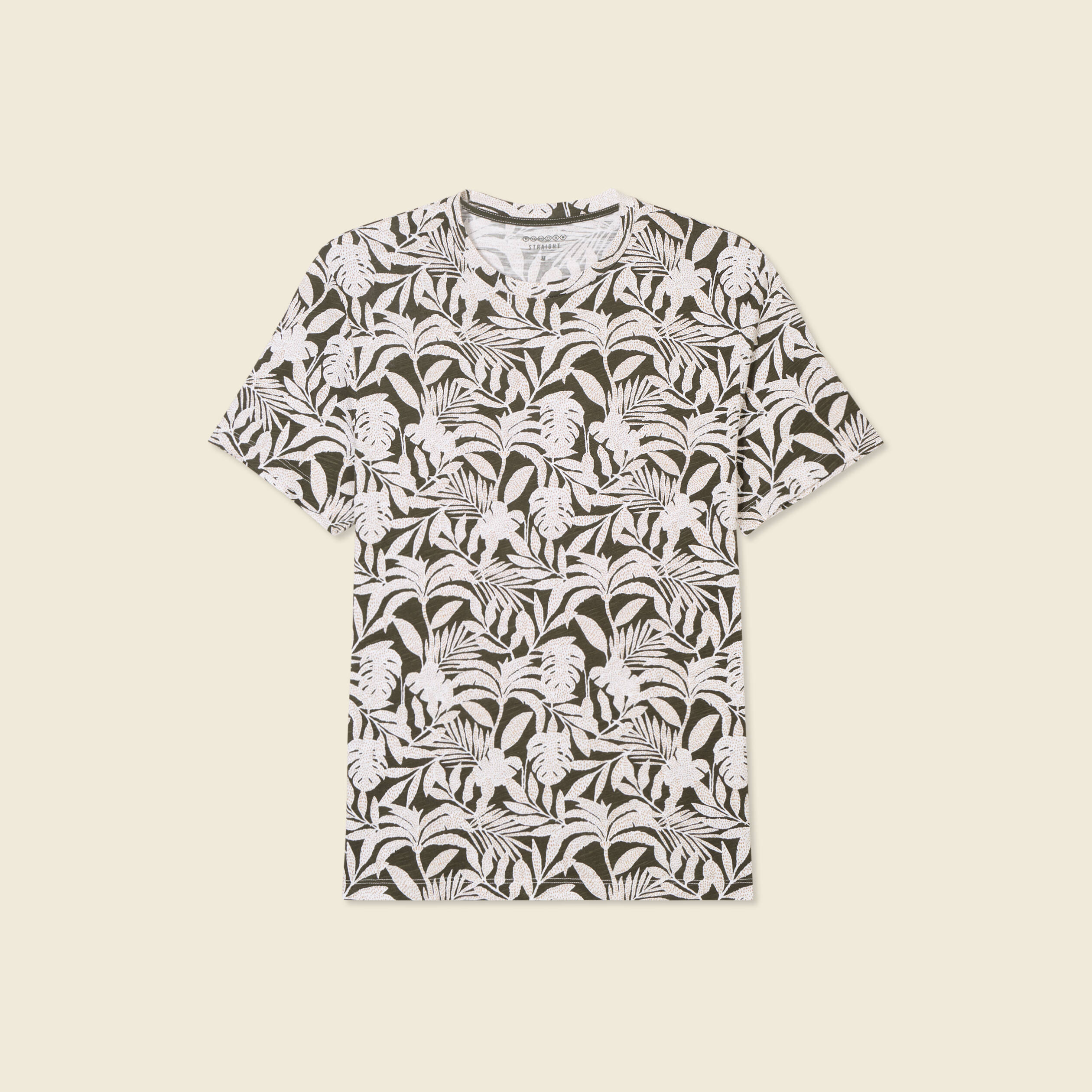 t shirt manches courtes vert kaki homme T-shirt manches courtes vert kaki homme