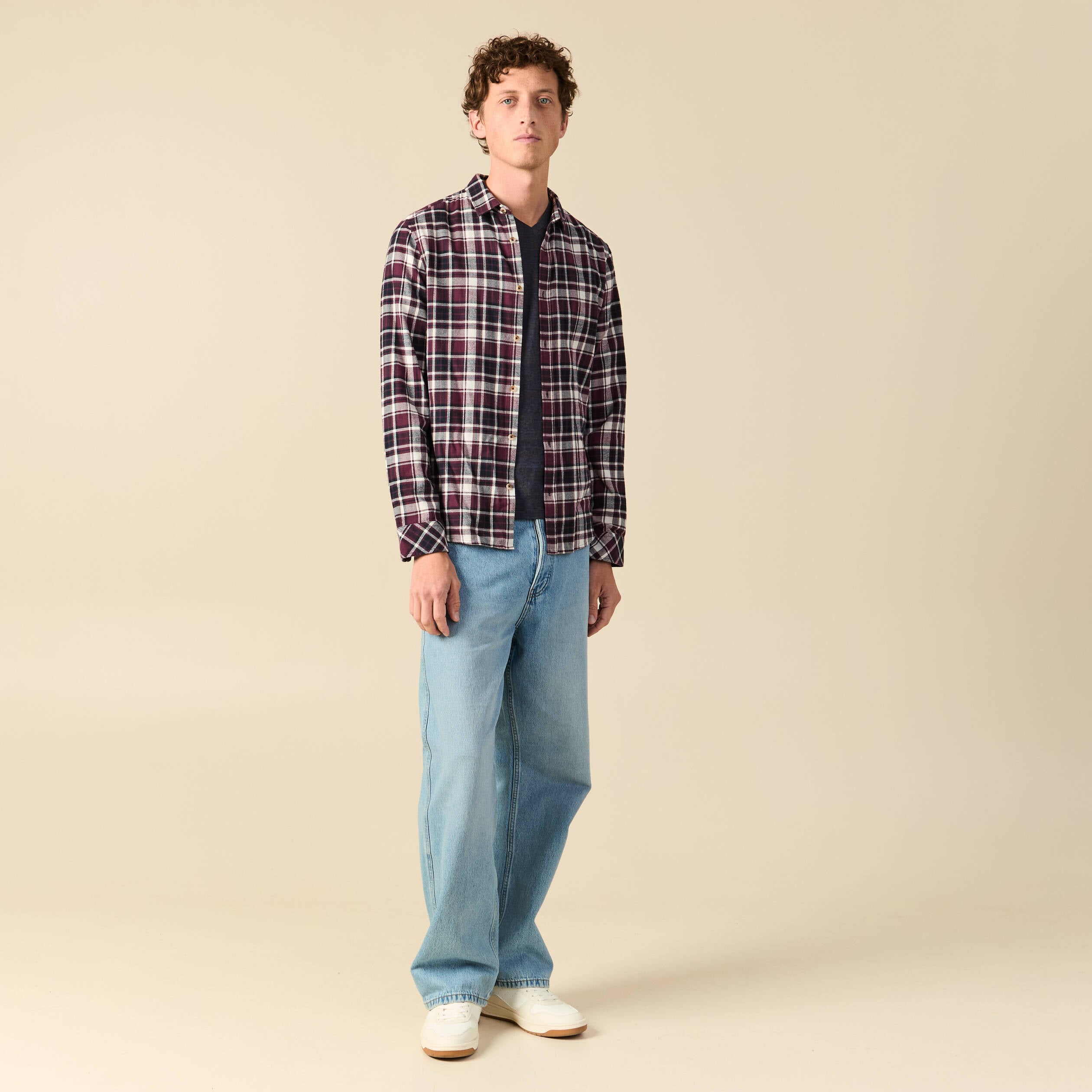 T-shirt manches courtes homme bleu fonc&eacute; homme