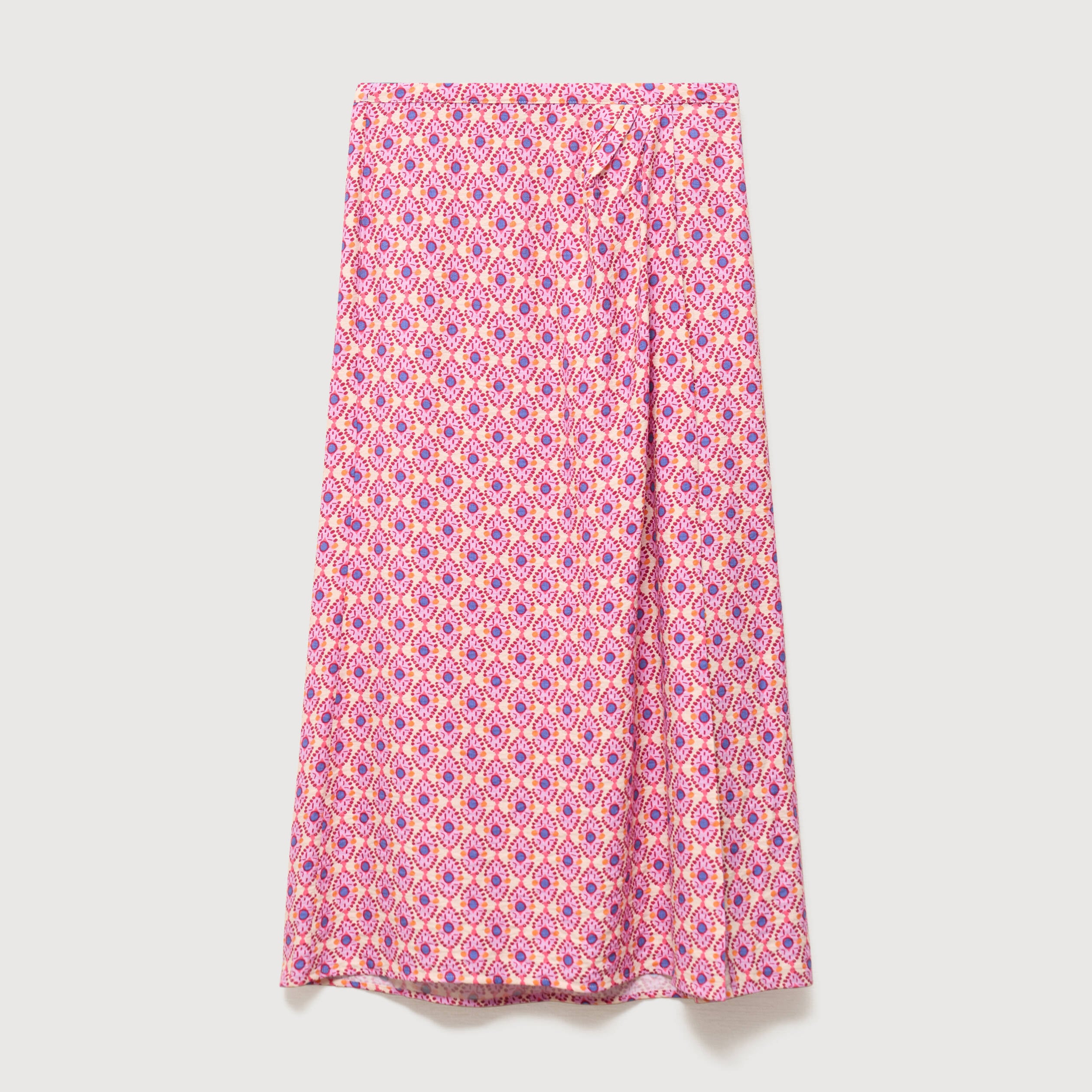 Jupe fluide multicolore femme