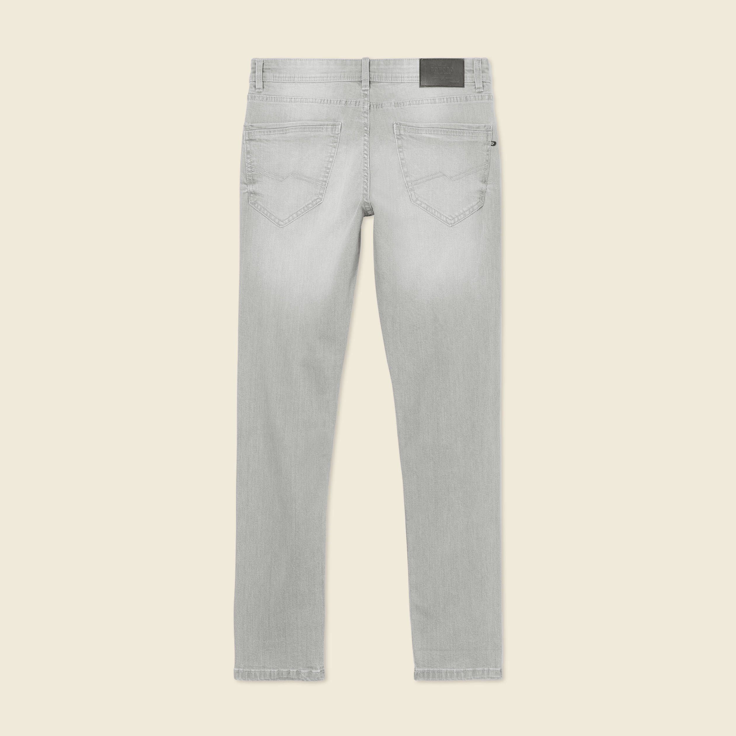 Jeans slim éco-responsable denim snow gris homme
