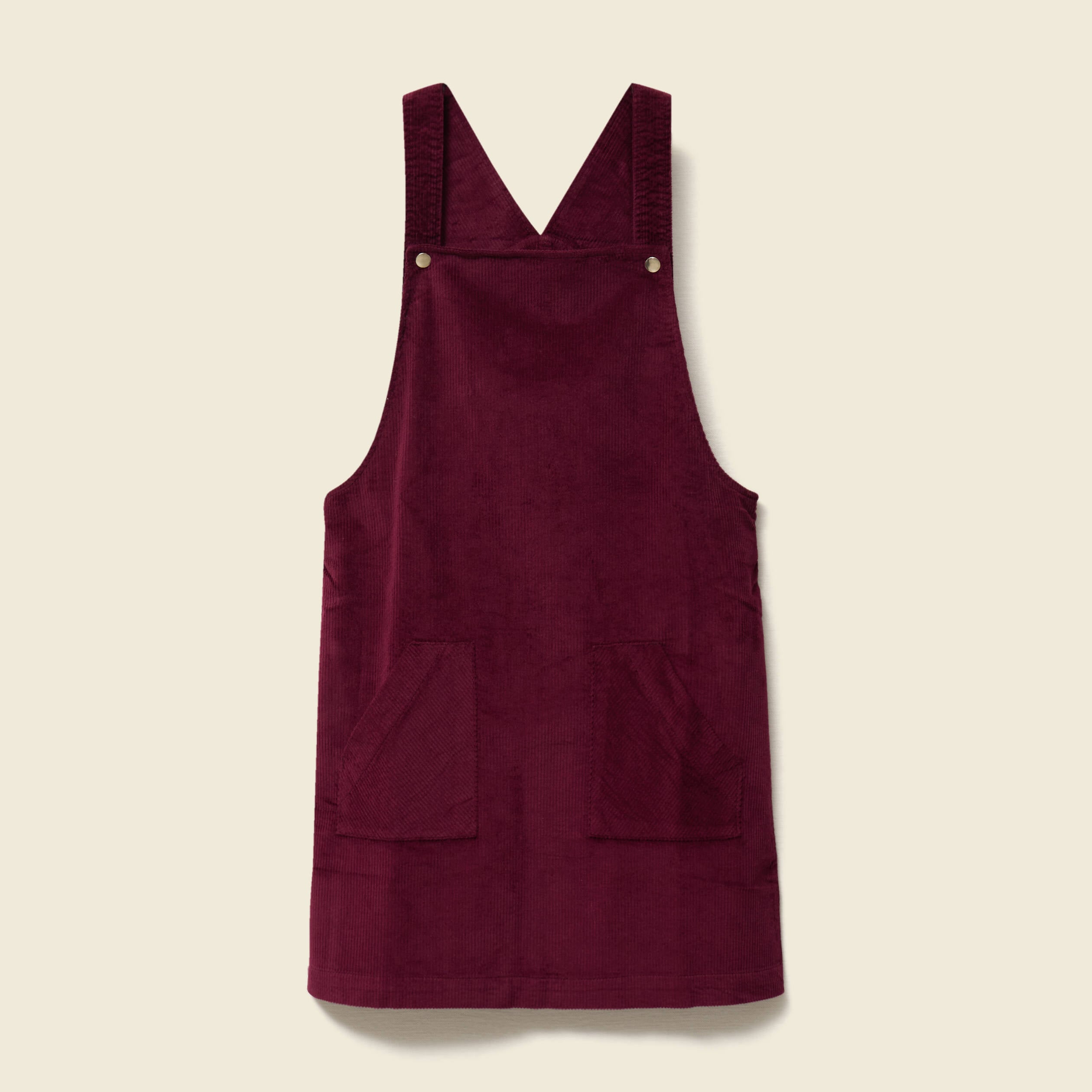 Robe sans manches en velours bordeaux femme