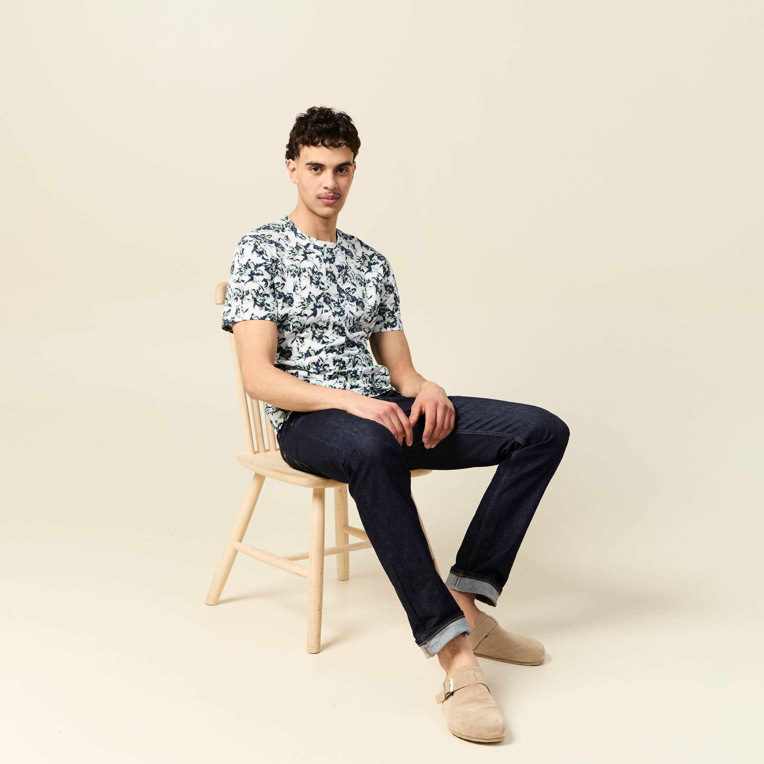 t shirt manches courtes vert homme T-shirt manches courtes vert homme