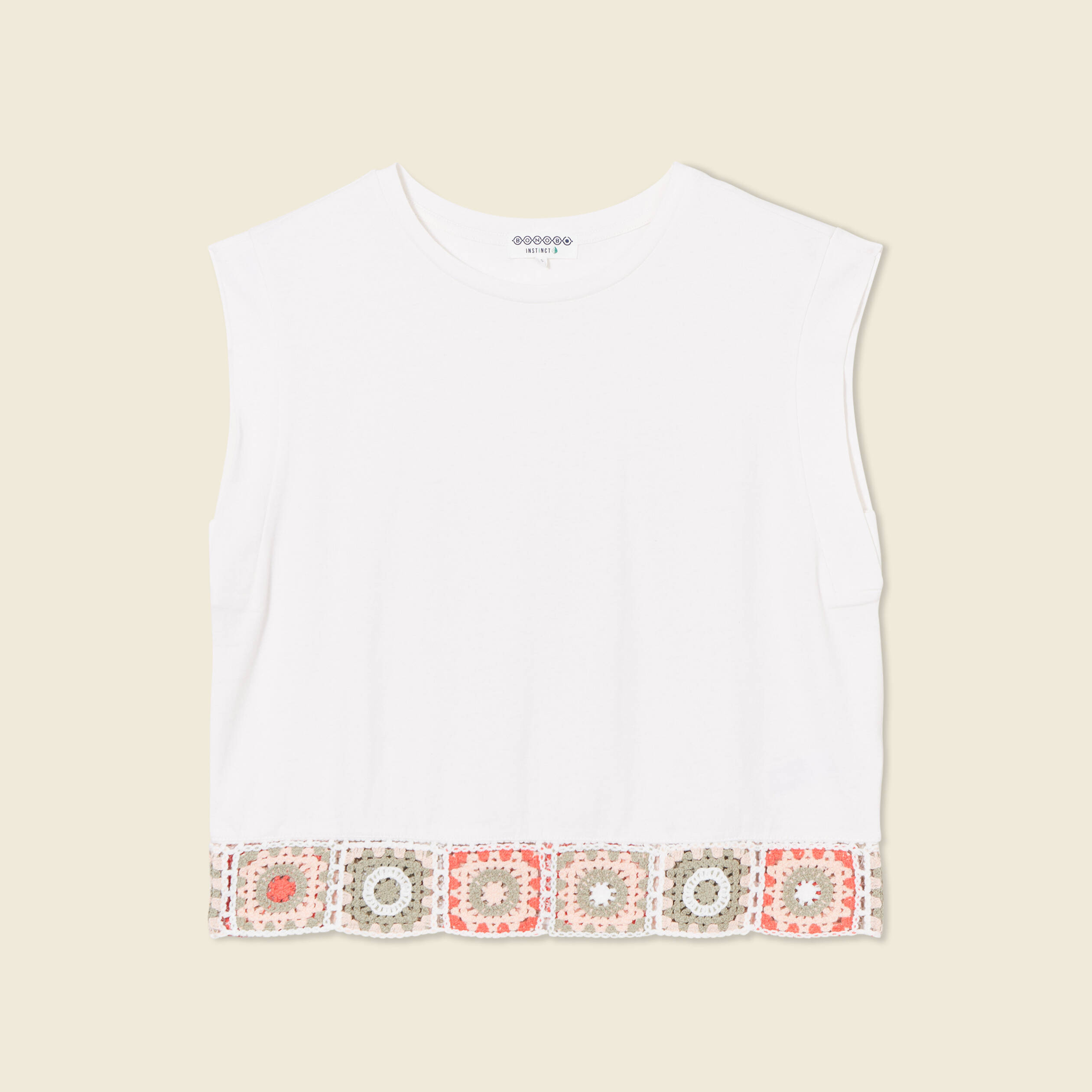 t shirt eco responsable ecru femme T-shirt éco-responsable ecru femme