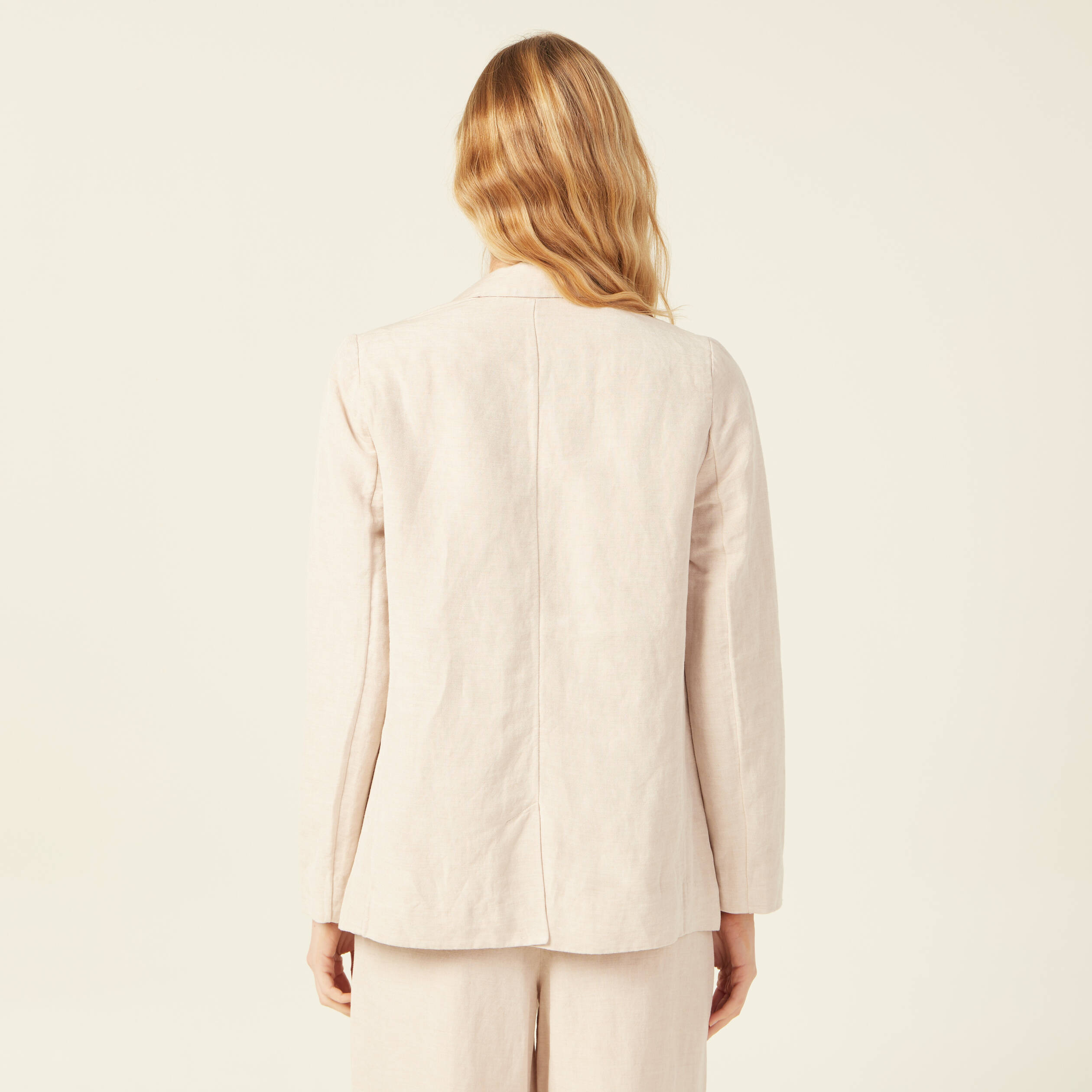 Veste ajust&eacute;e manches longues doublure sable femme