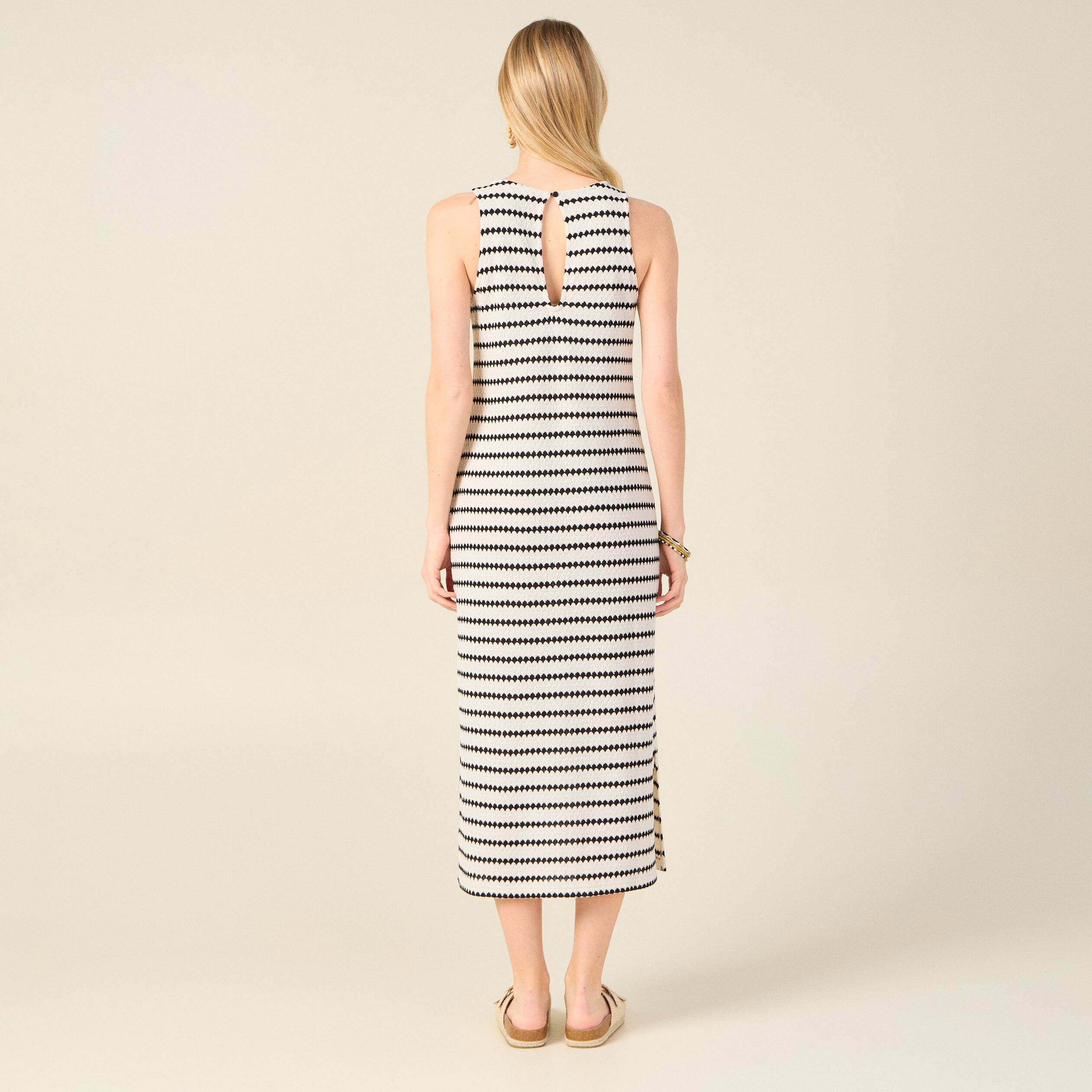 robe longue eco responsable blanc femme Robe longue éco-responsable blanc femme