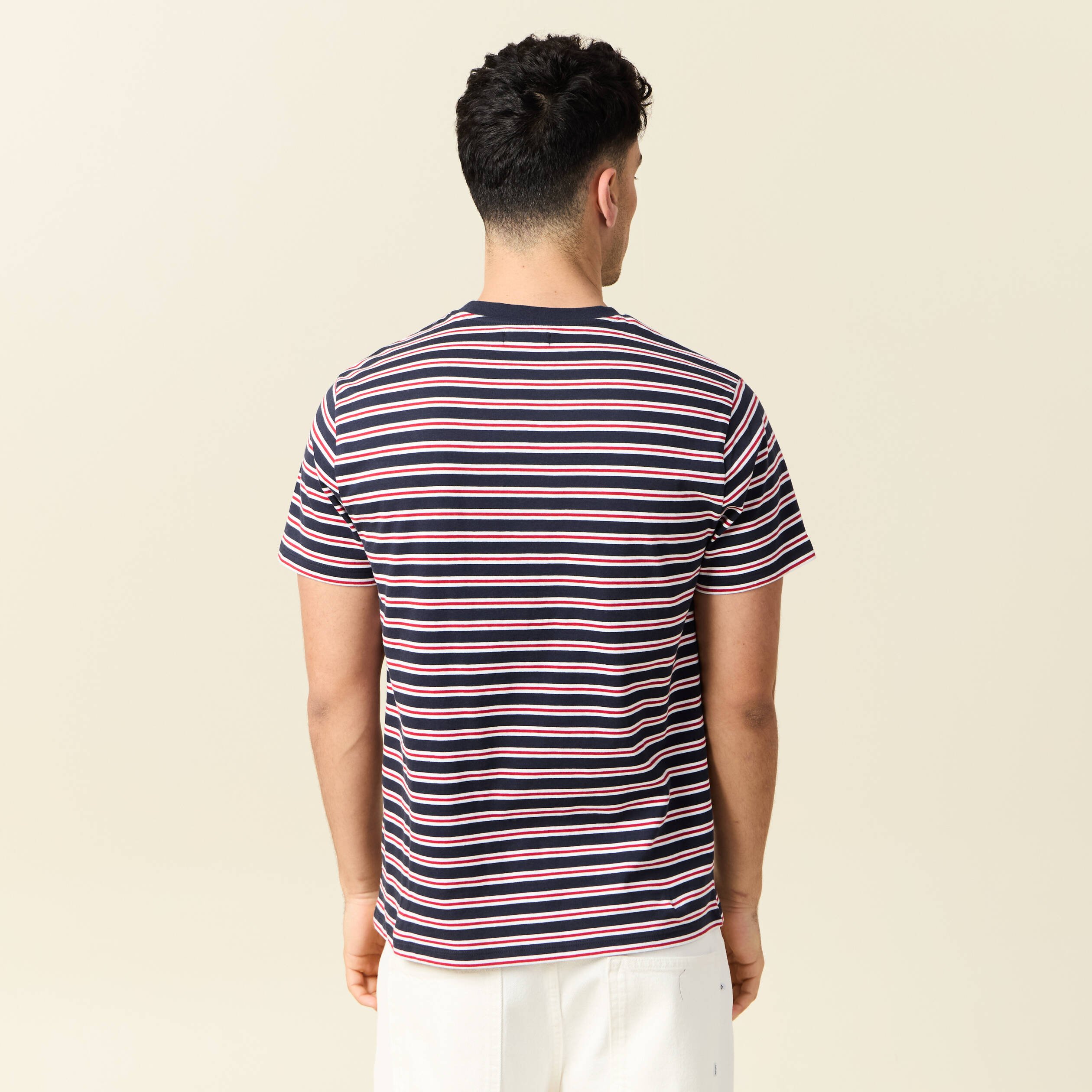 t shirt manches courtes bleu marine homme T-shirt manches courtes bleu marine homme
