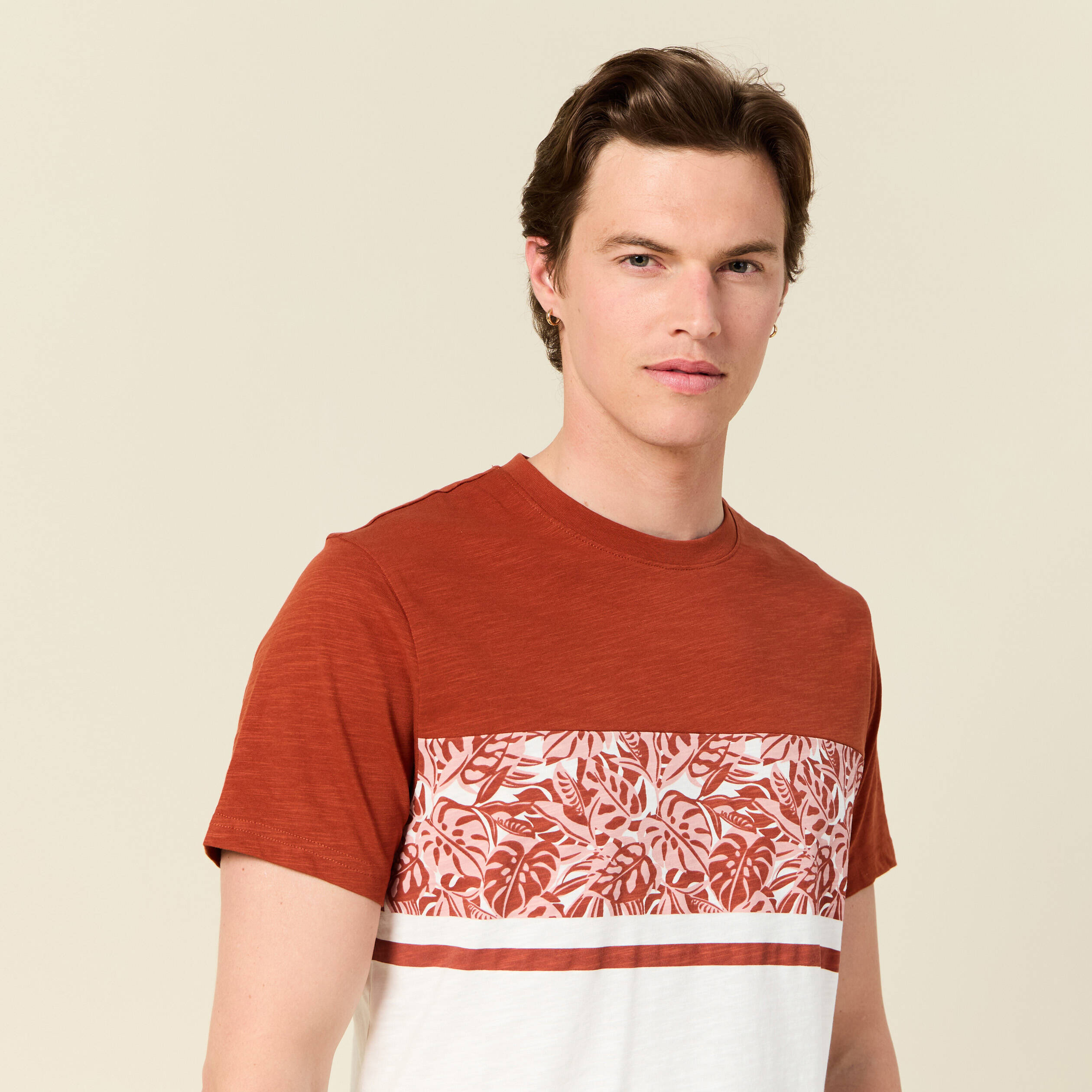 t shirt eco responsable ecru homme T-shirt éco-responsable ecru homme
