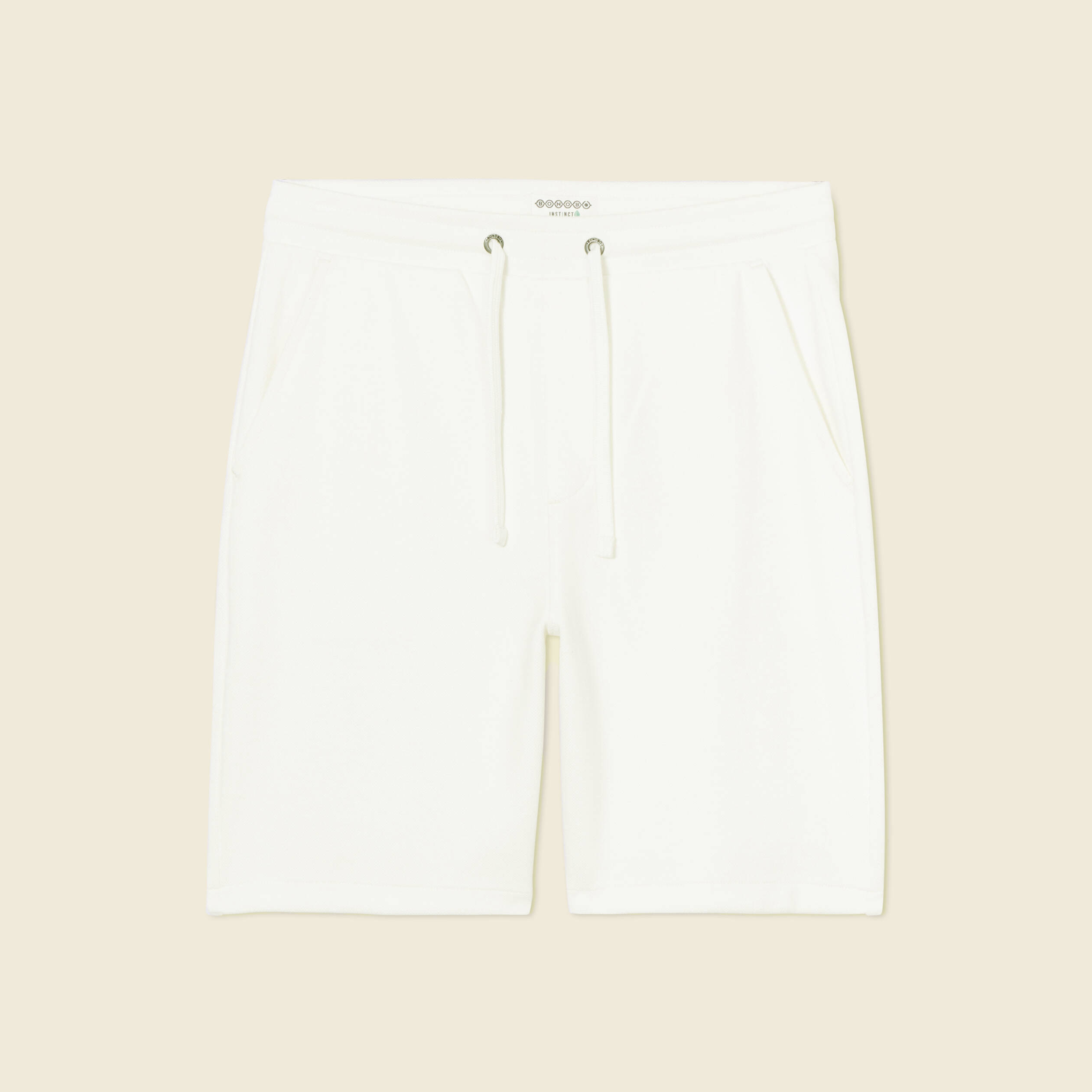 Short jogpant ecru homme