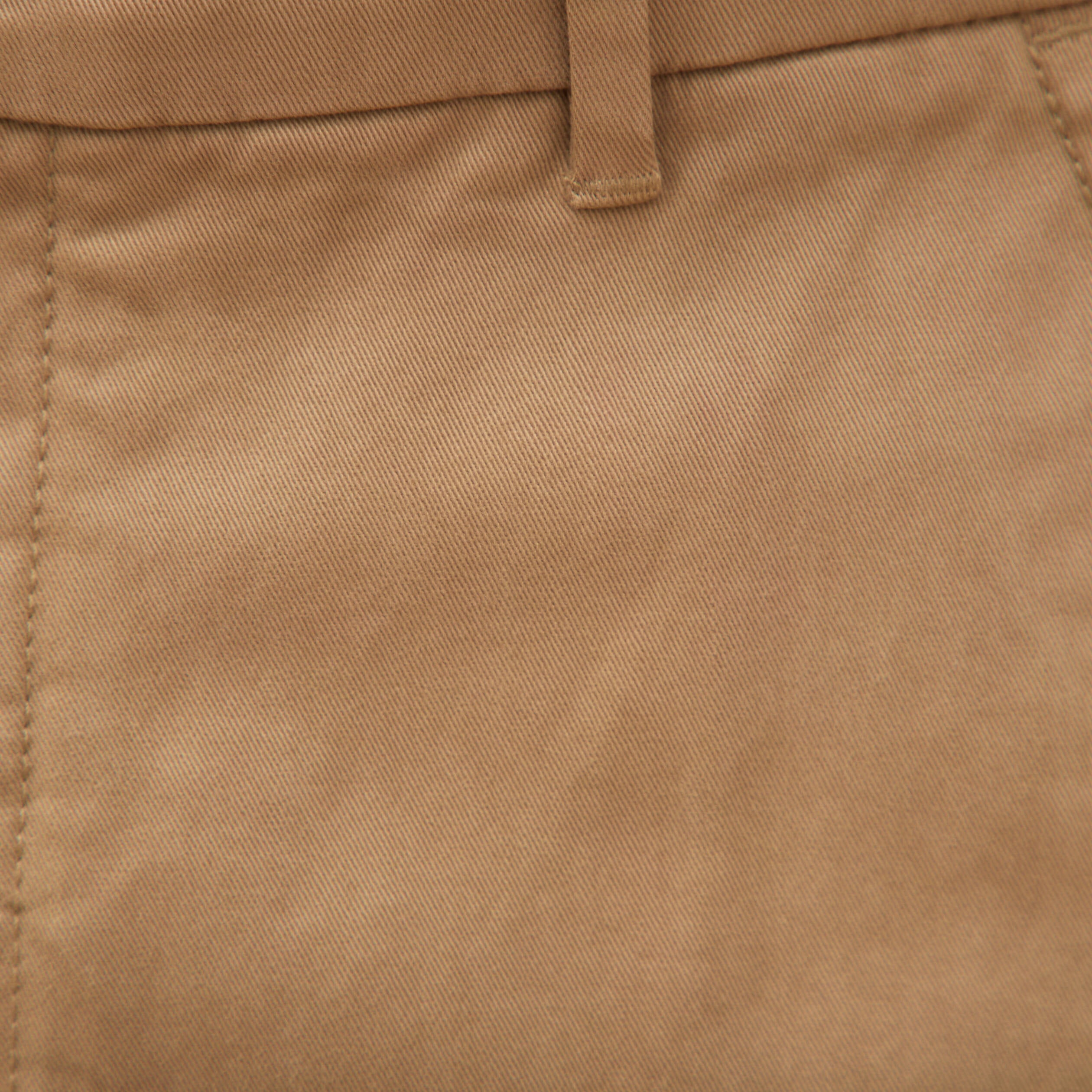 Pantalon coupe large vert kaki homme