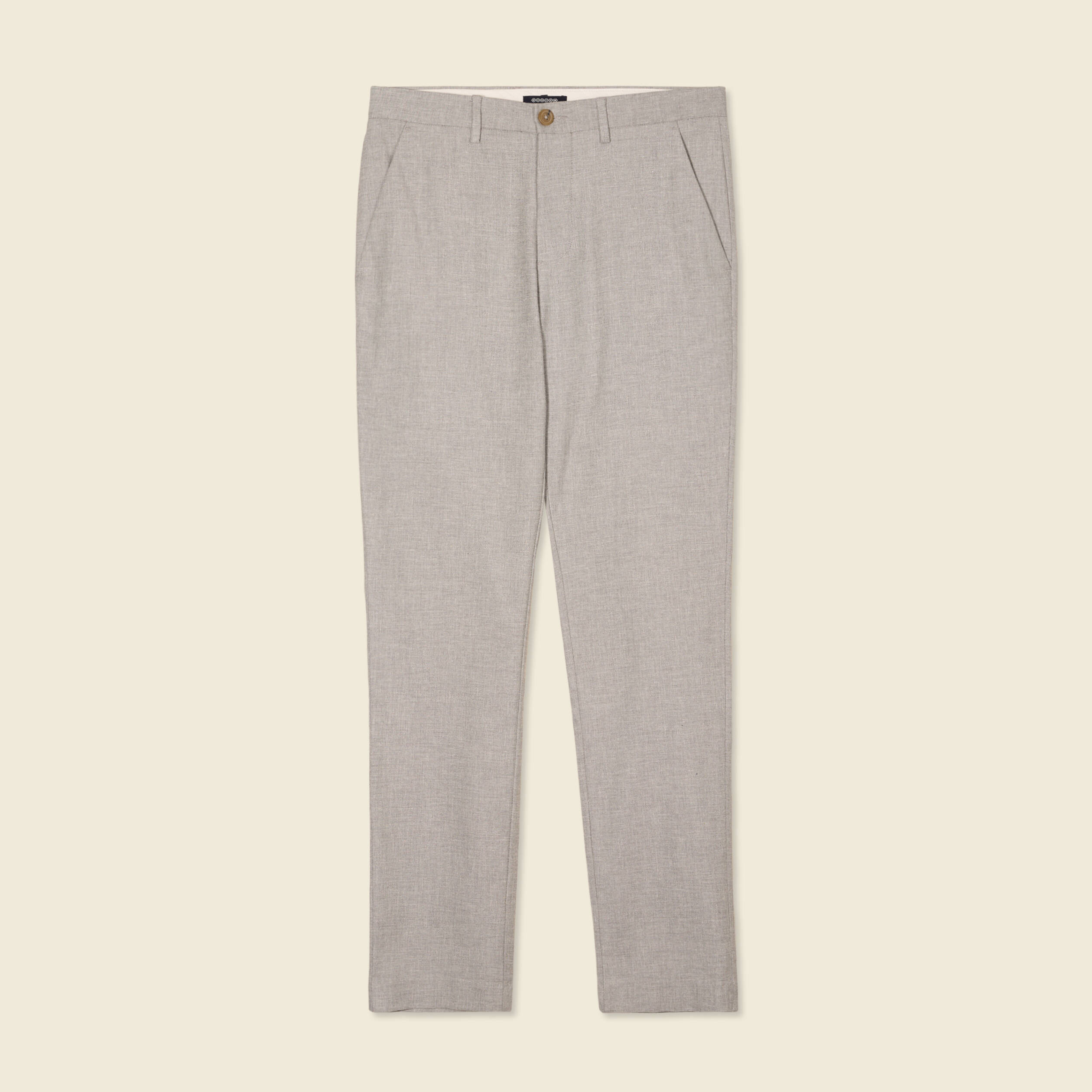 Pantalon chino gris foncé homme