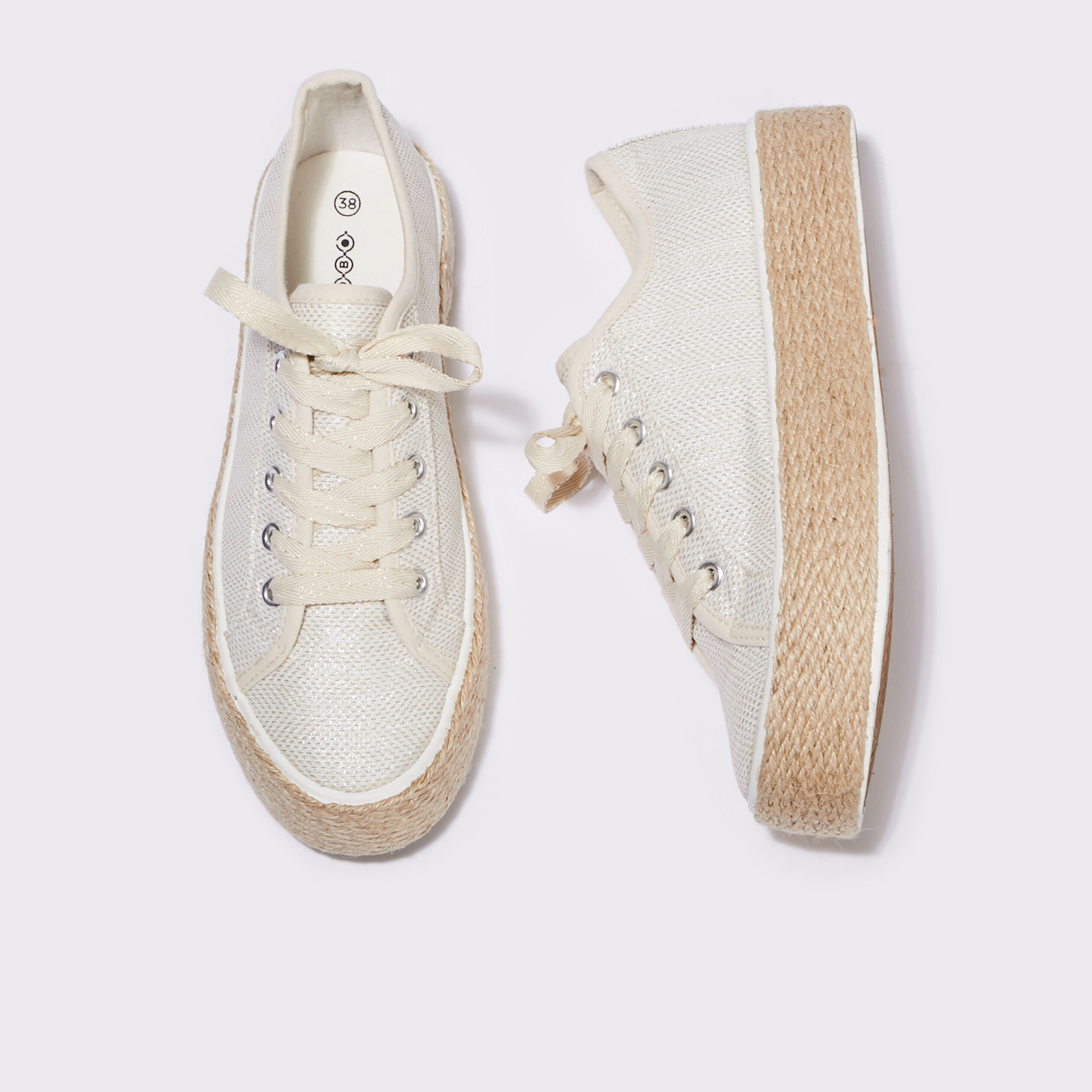 Espadrille Apéro Payote - Fabriquée En France, Semelle En Corde Naturelle, Motif 'Apéro' Jaune Et Bleu Marine