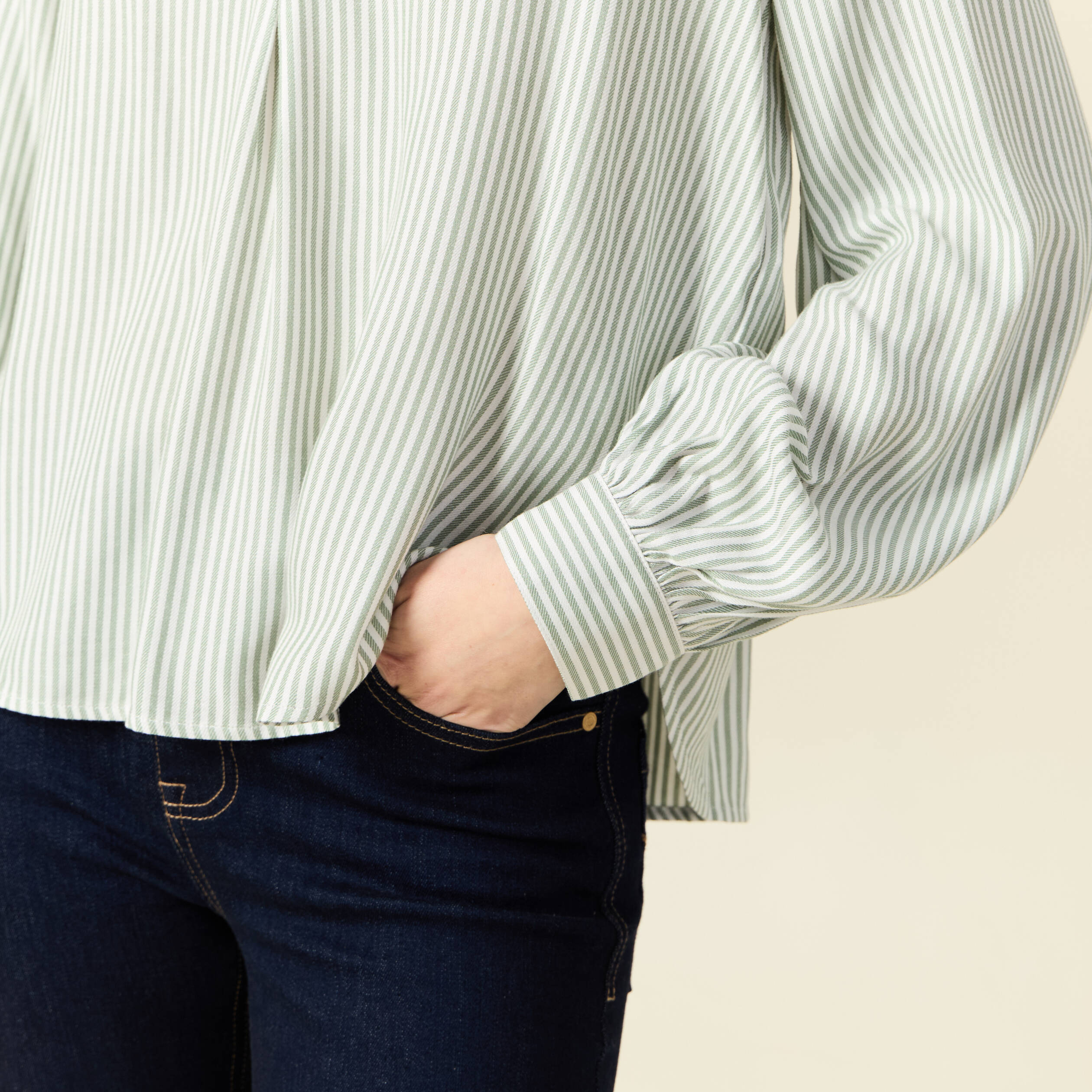blouse manches longues vert olive femme Blouse manches longues vert olive femme