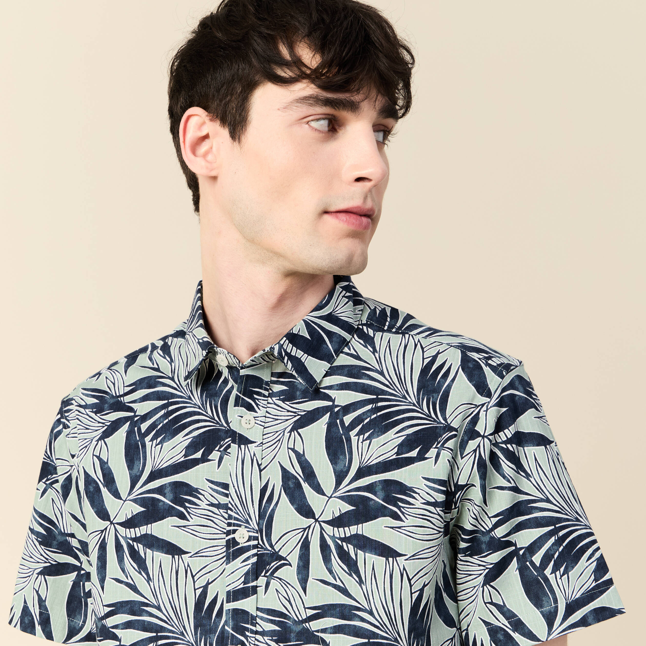 chemise manches courtes vert homme Chemise manches courtes vert homme