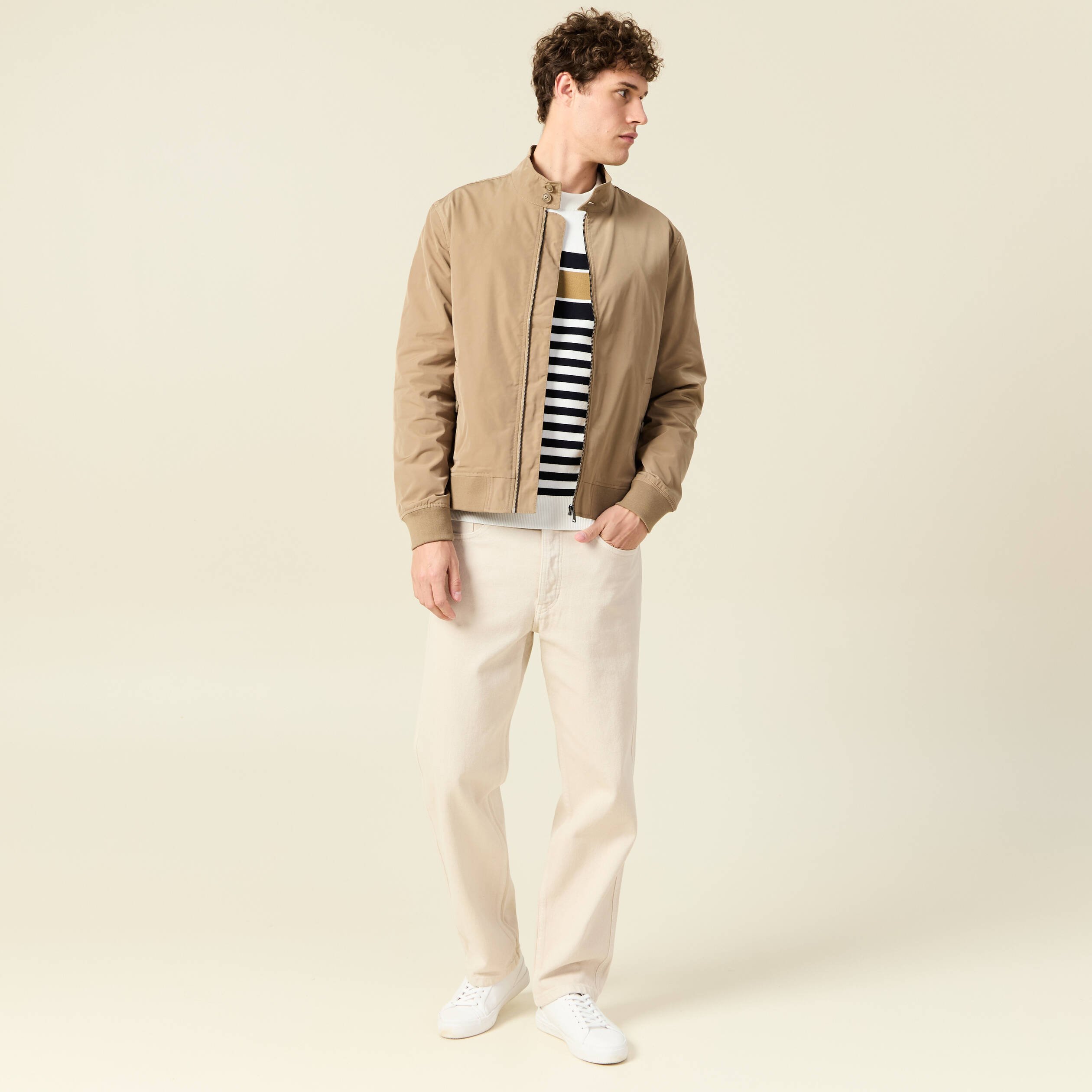 pull eco responsable ecru homme Pull éco-responsable ecru homme