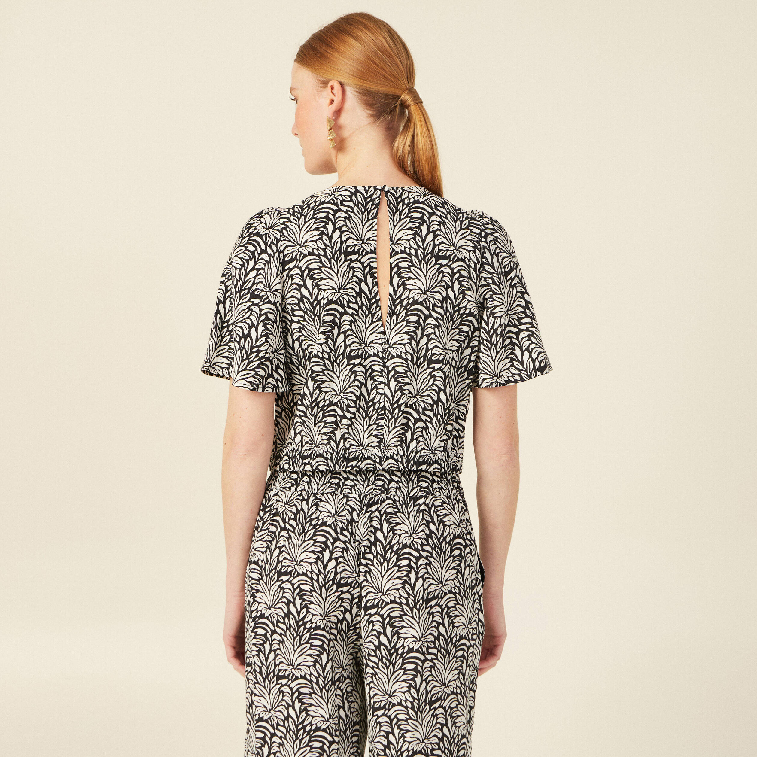 blouse eco responsable noir femme Blouse éco-responsable noir femme