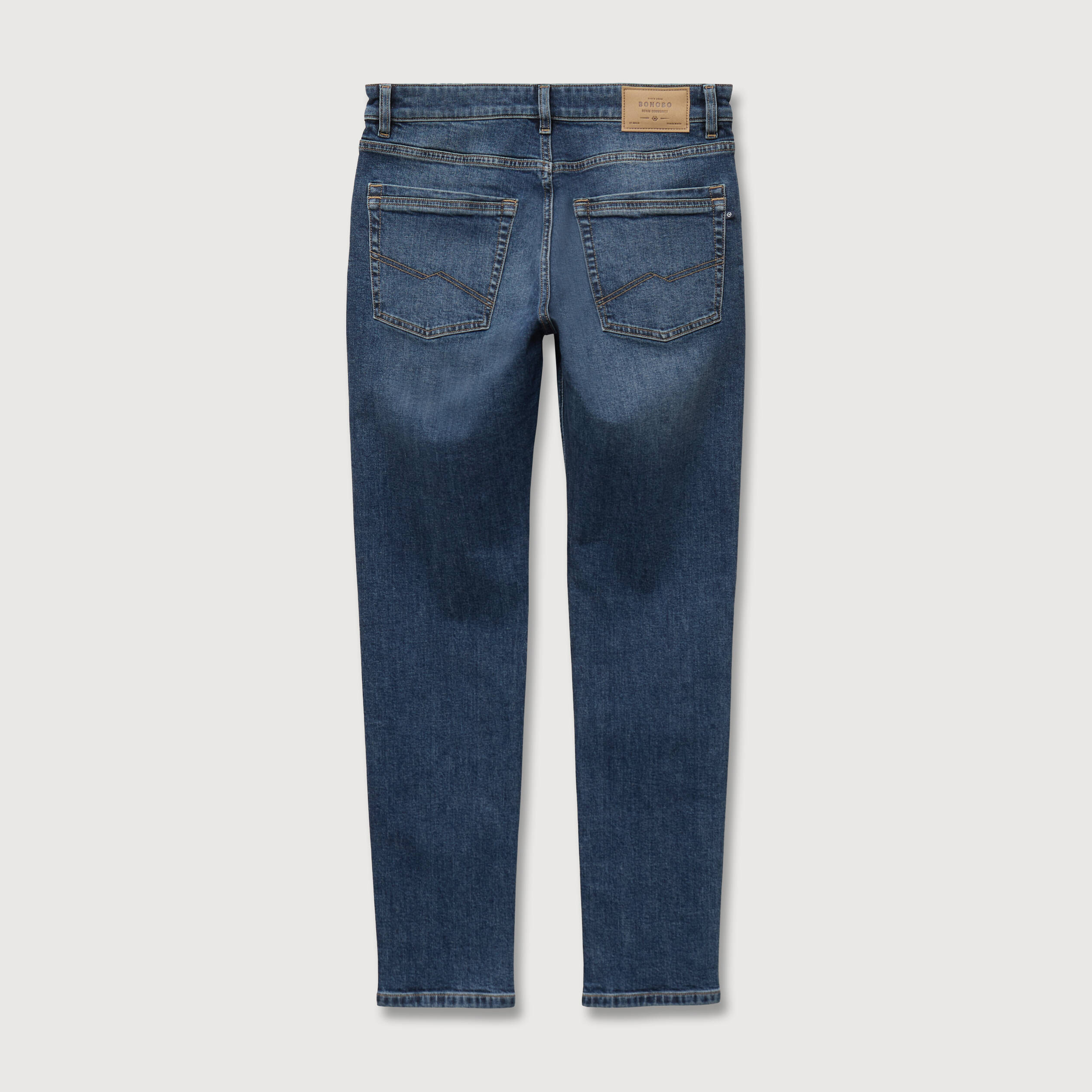 Jeans slim 5 poches longueur 32 denim dirty homme