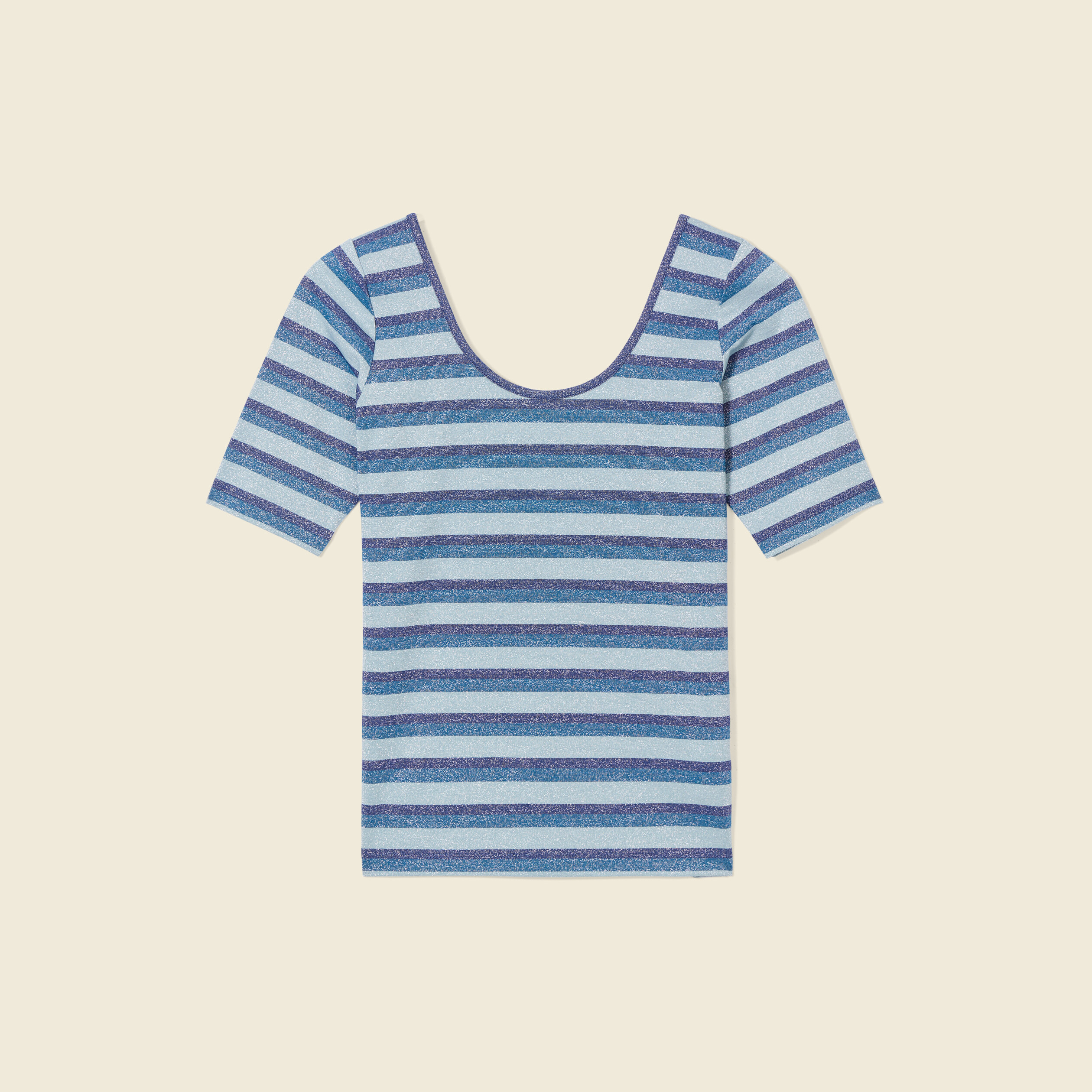 T-shirt manches courtes vert pastel femme
