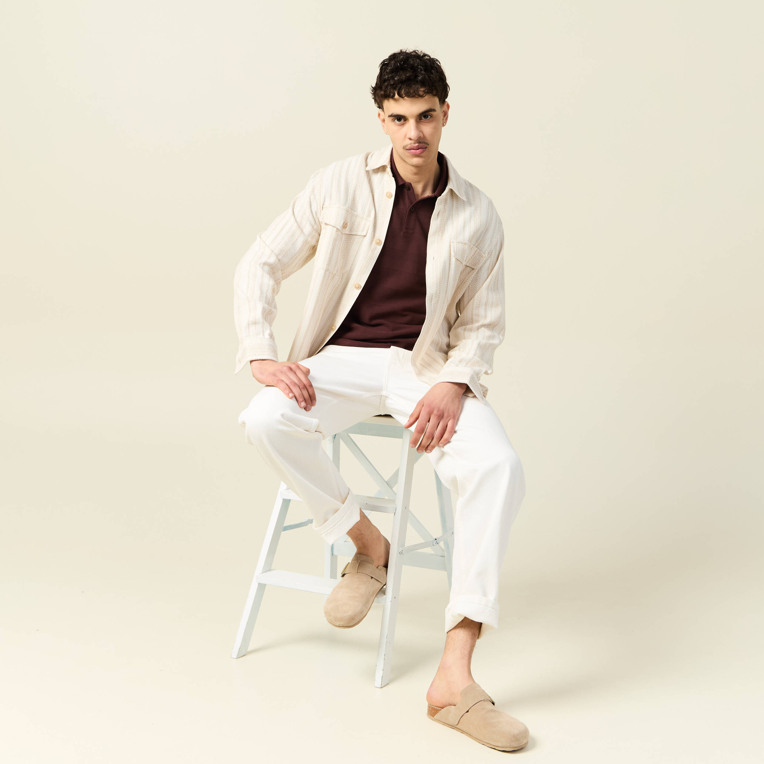 Polo manches courtes bordeaux homme