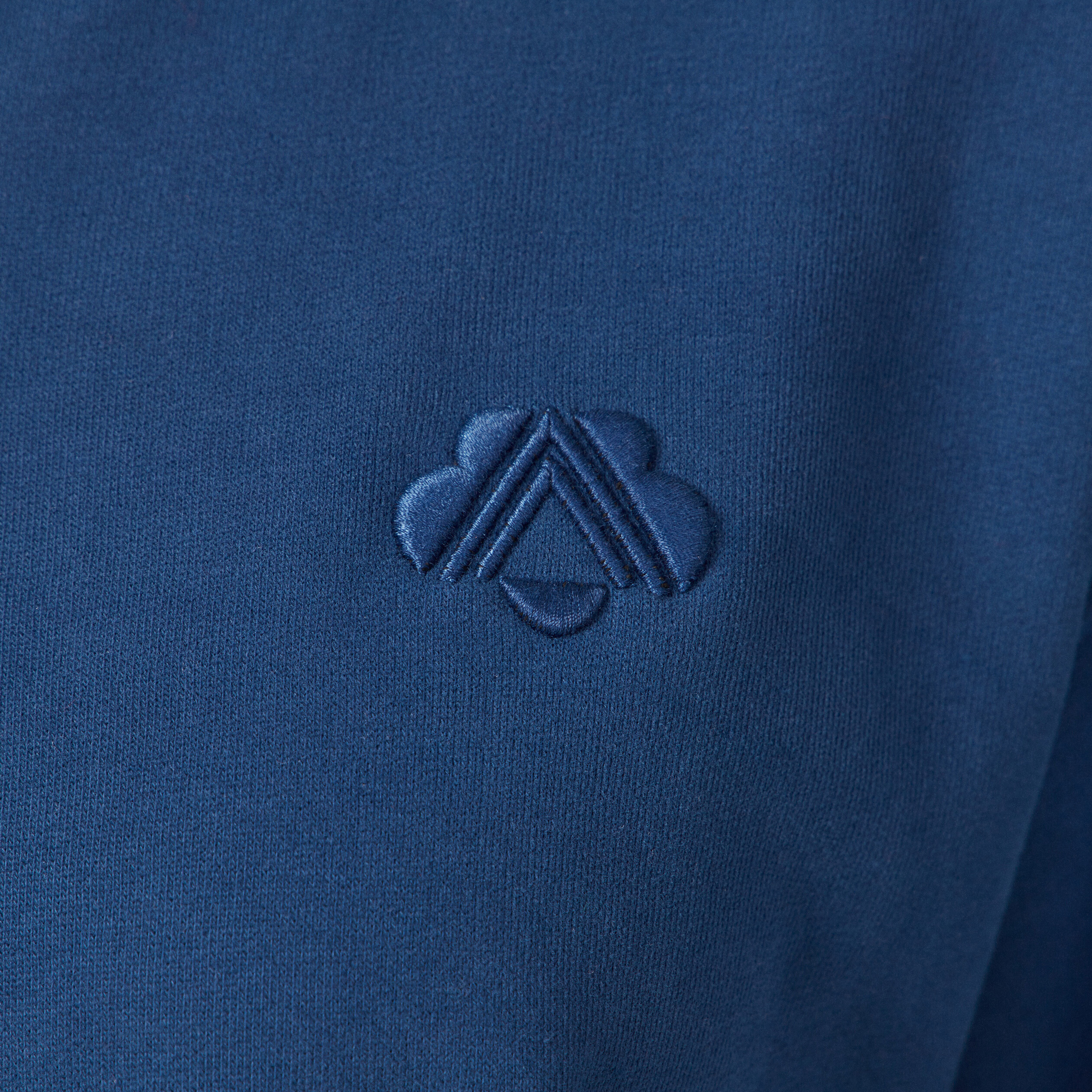 Sweat manches longues bleu marine femme
