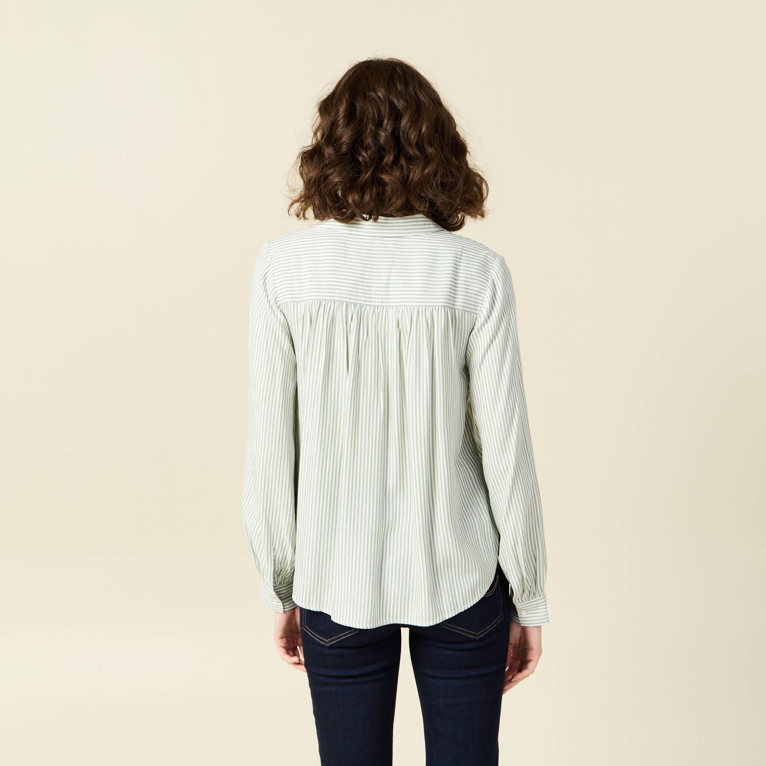 blouse manches longues vert olive femme Blouse manches longues vert olive femme