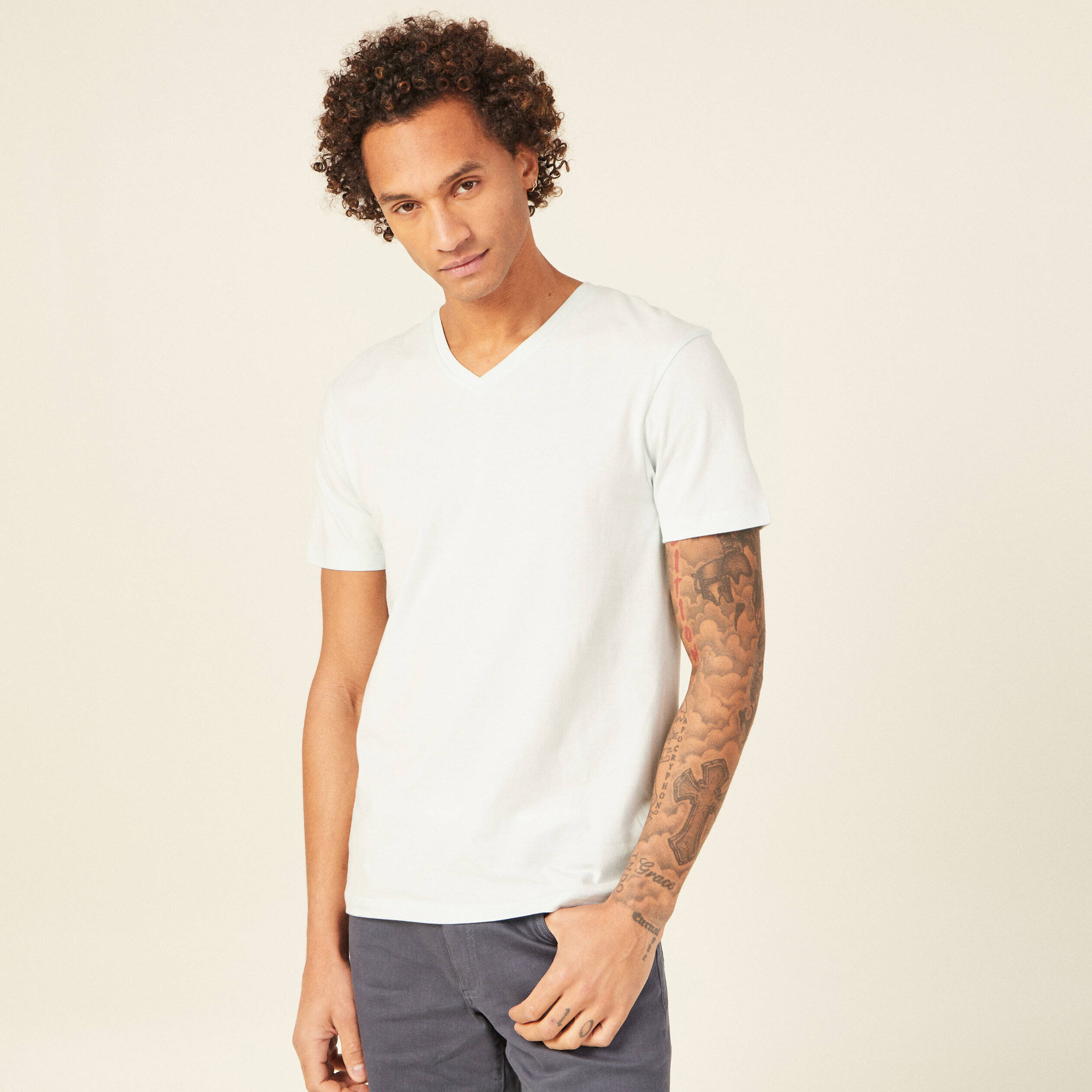 t shirt manches courtes homme bleu ciel homme T-shirt manches courtes homme bleu ciel homme