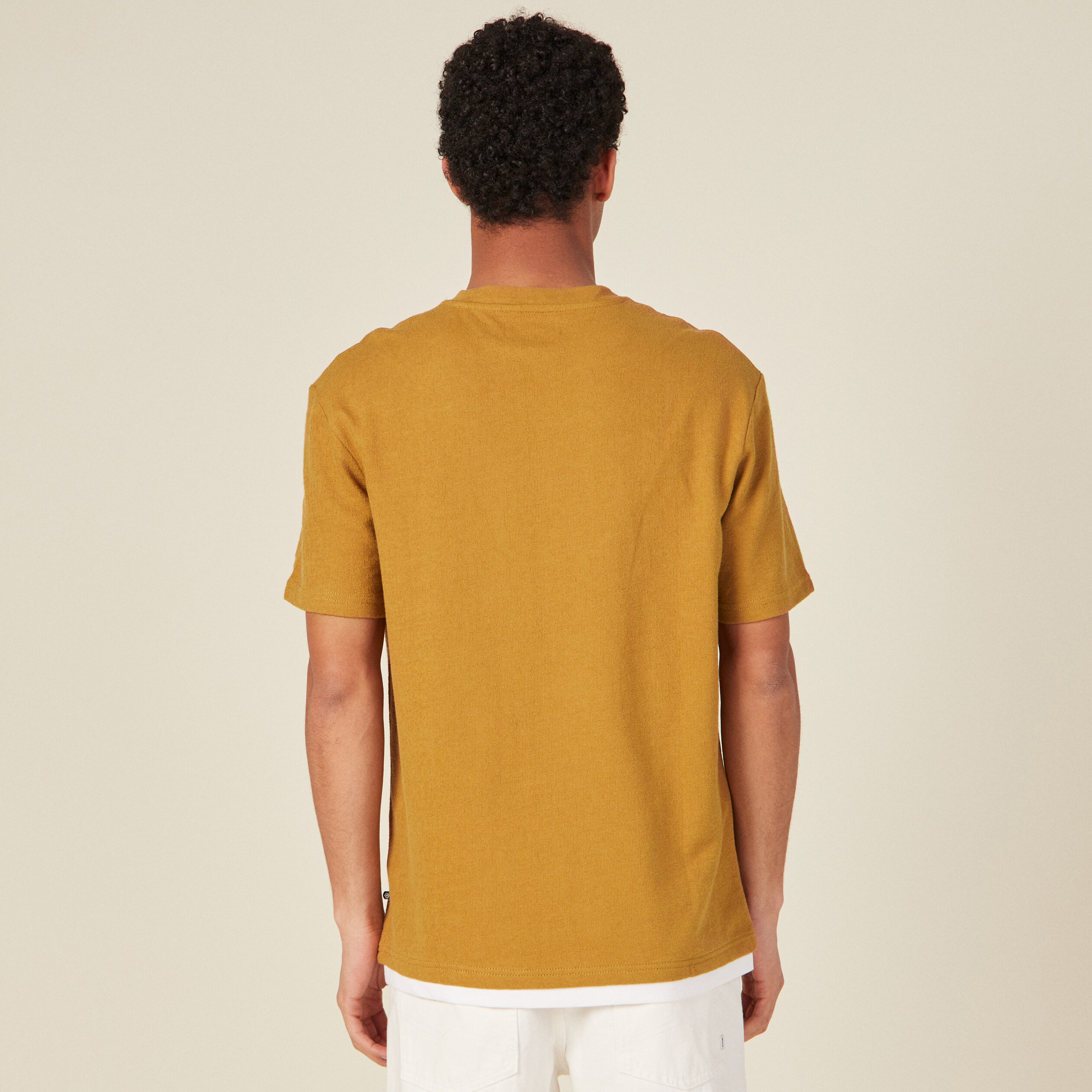 T-shirt manches courtes camel homme