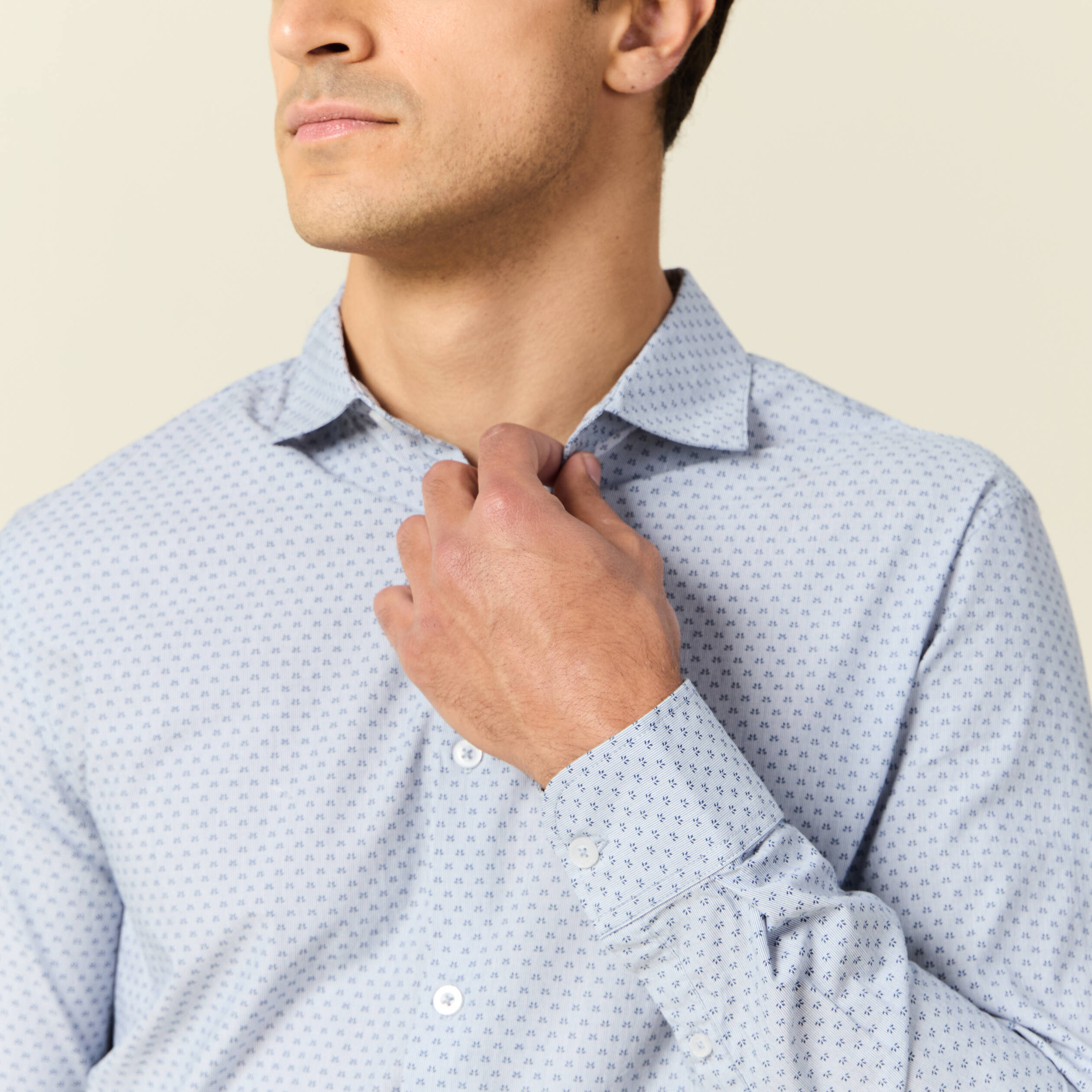 chemise manches longues bleu homme Chemise manches longues bleu homme