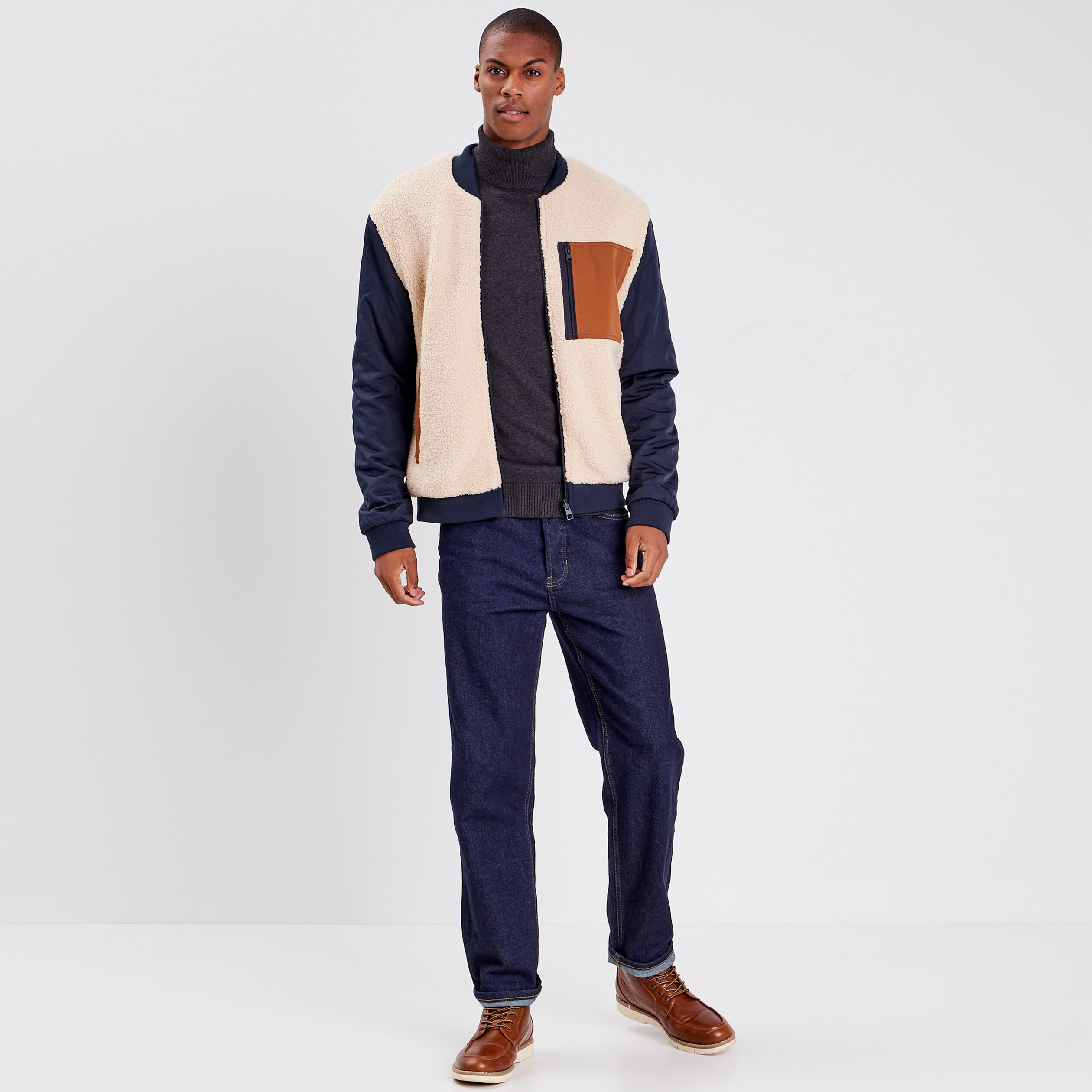 Acheter Blouson homme Bleu cobalt ? Bon et bon marché