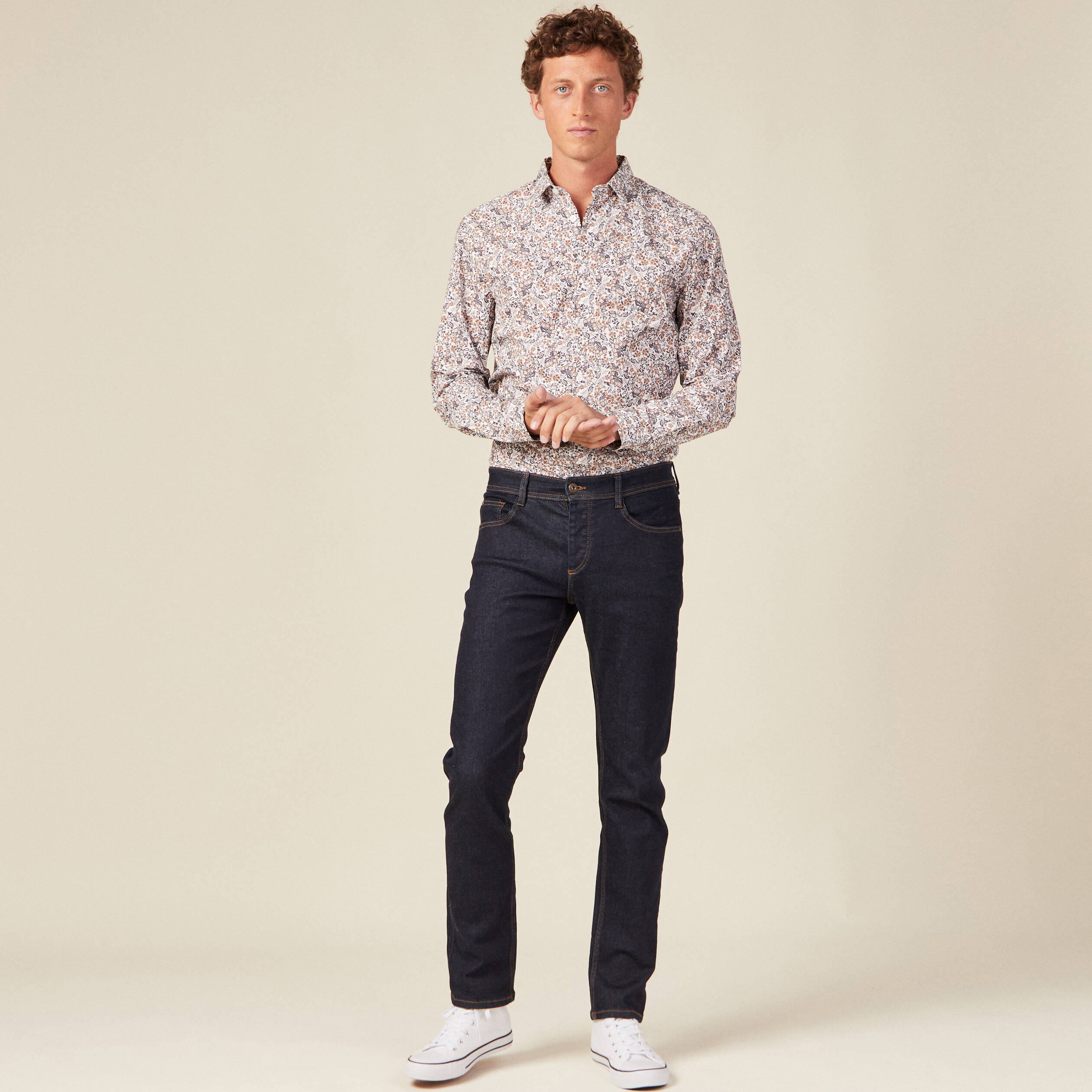 chemise manches longues blanc homme Chemise manches longues blanc homme