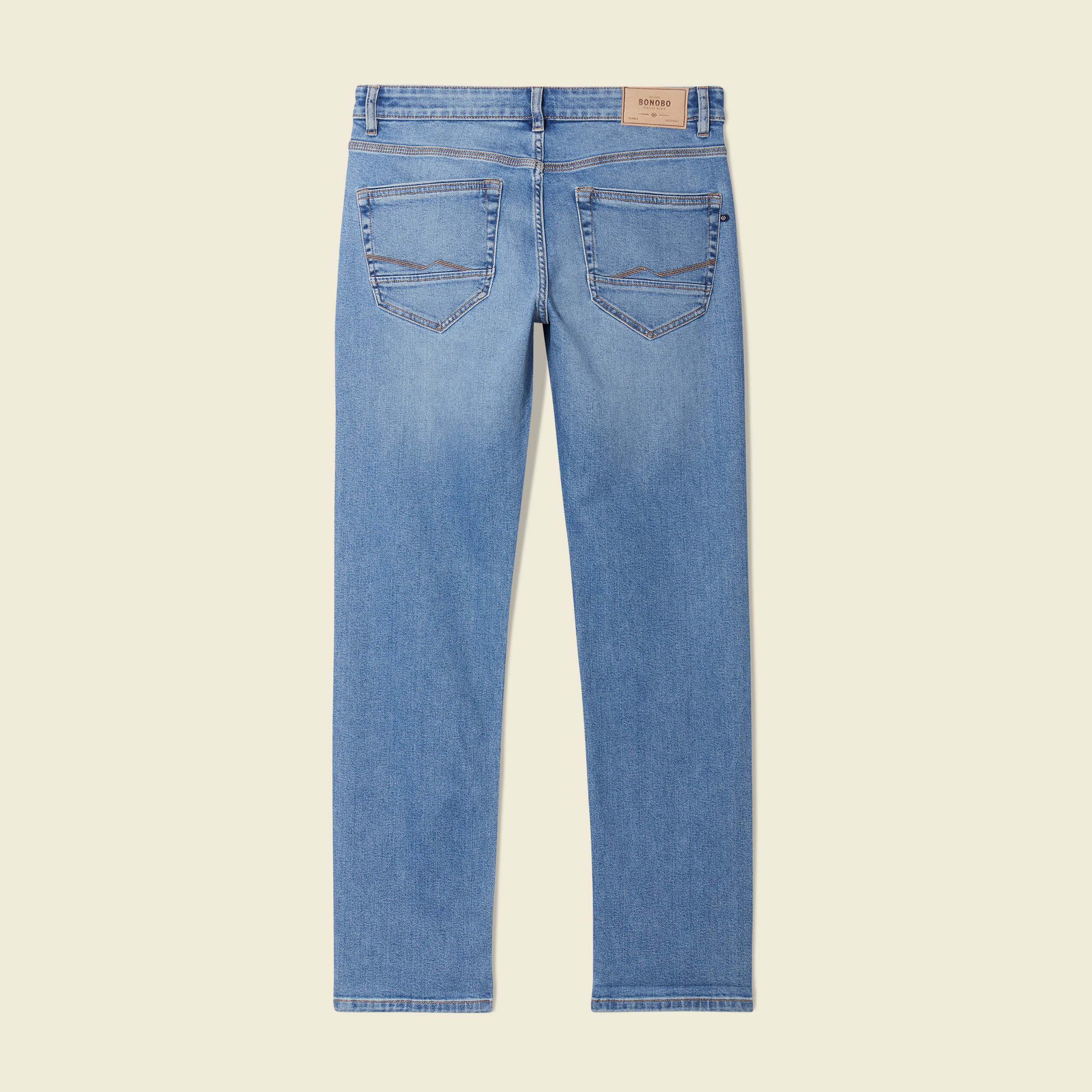 jeans regular eco responsable denim used homme Jeans regular éco-responsable denim used homme
