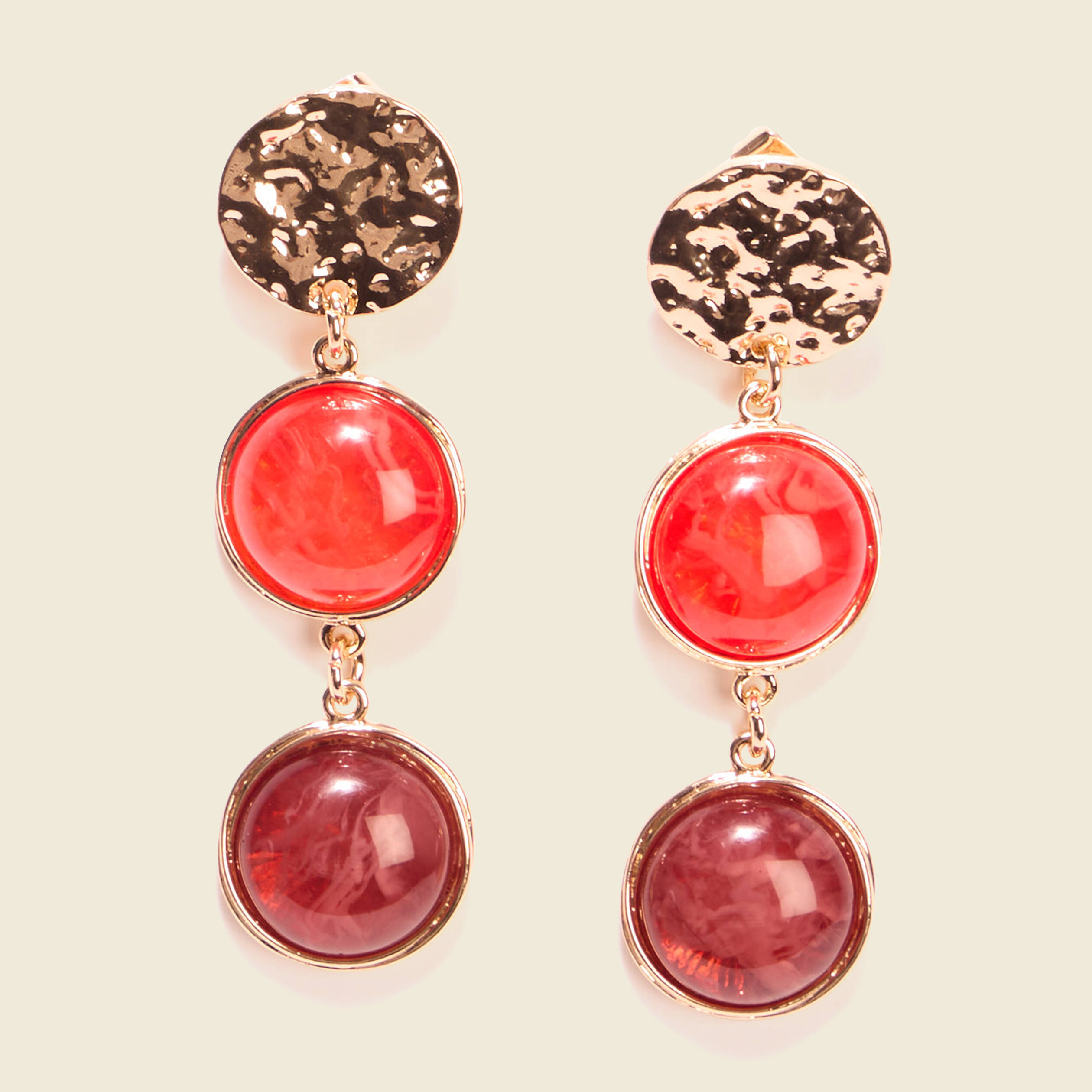 boucles doreilles pendantes rouge fonce femme Boucles d'oreilles pendantes rouge foncé femme